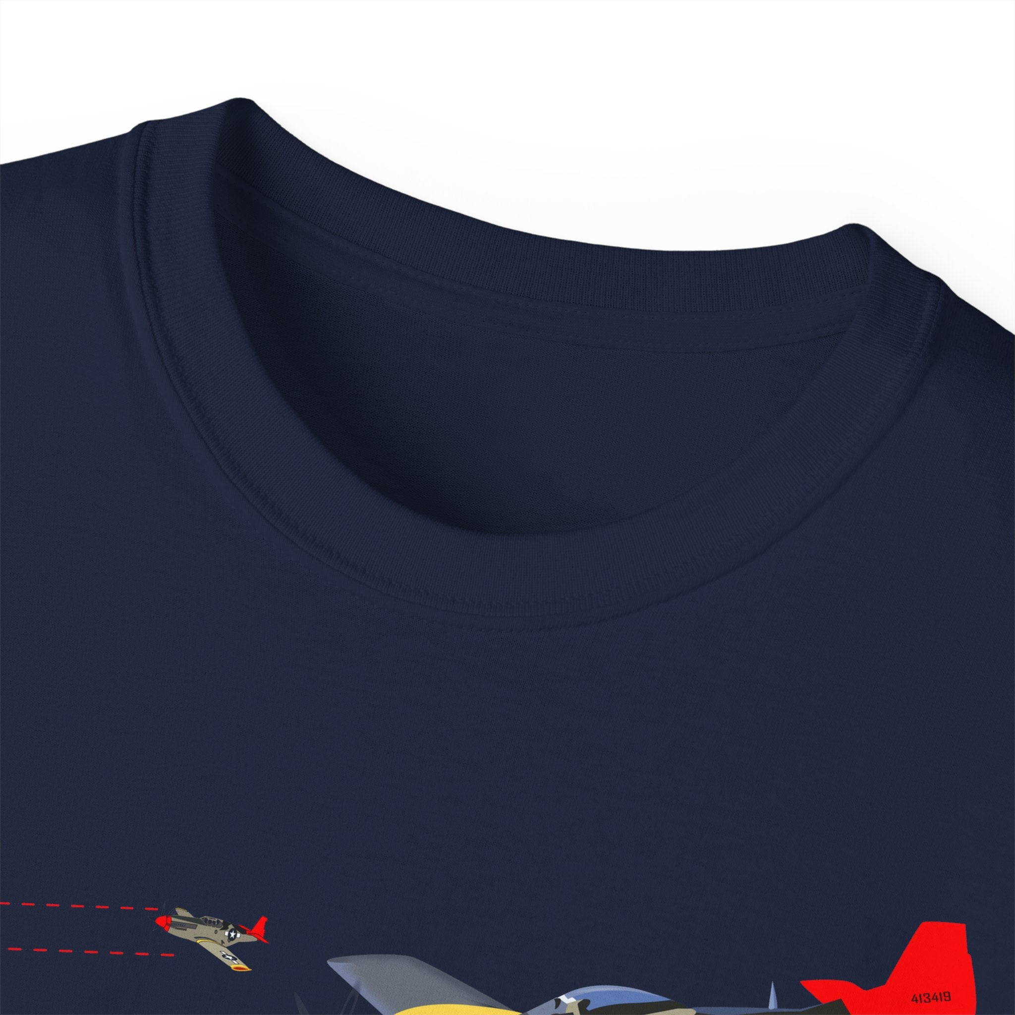 Unisex Ultra Cotton Tee - Army - AAC - 332nd Fighter Group - Red Tails - At War