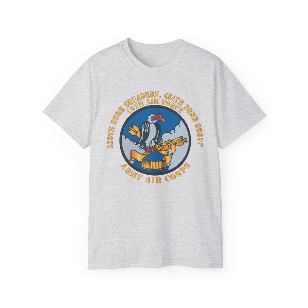 Unisex Ultra Cotton Tee - AAC - 826th Bomb Squadron, 484th Bomb Group - 15th AAF X 300