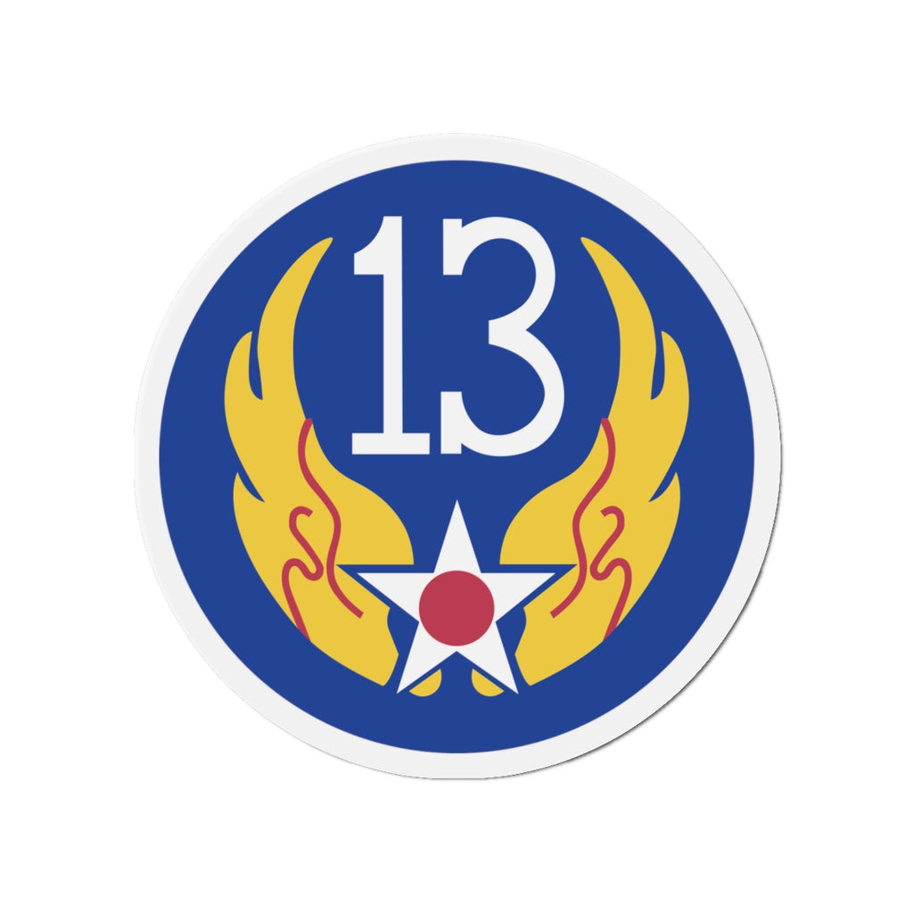 Die-Cut Magnets - AAC - SSI - 13th Air Force wo Txt X 300