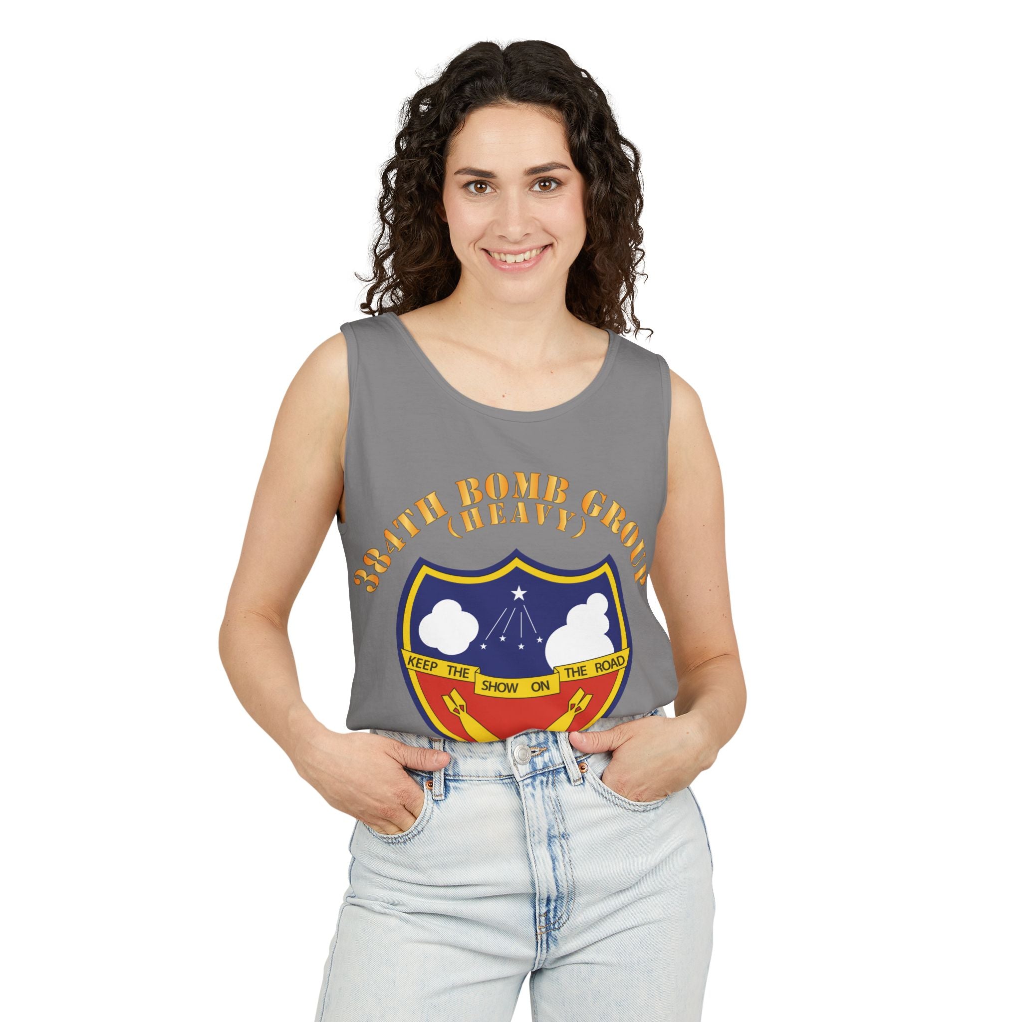 Unisex Garment-Dyed Tank Top - AAC - 384th Bomb Group X 300