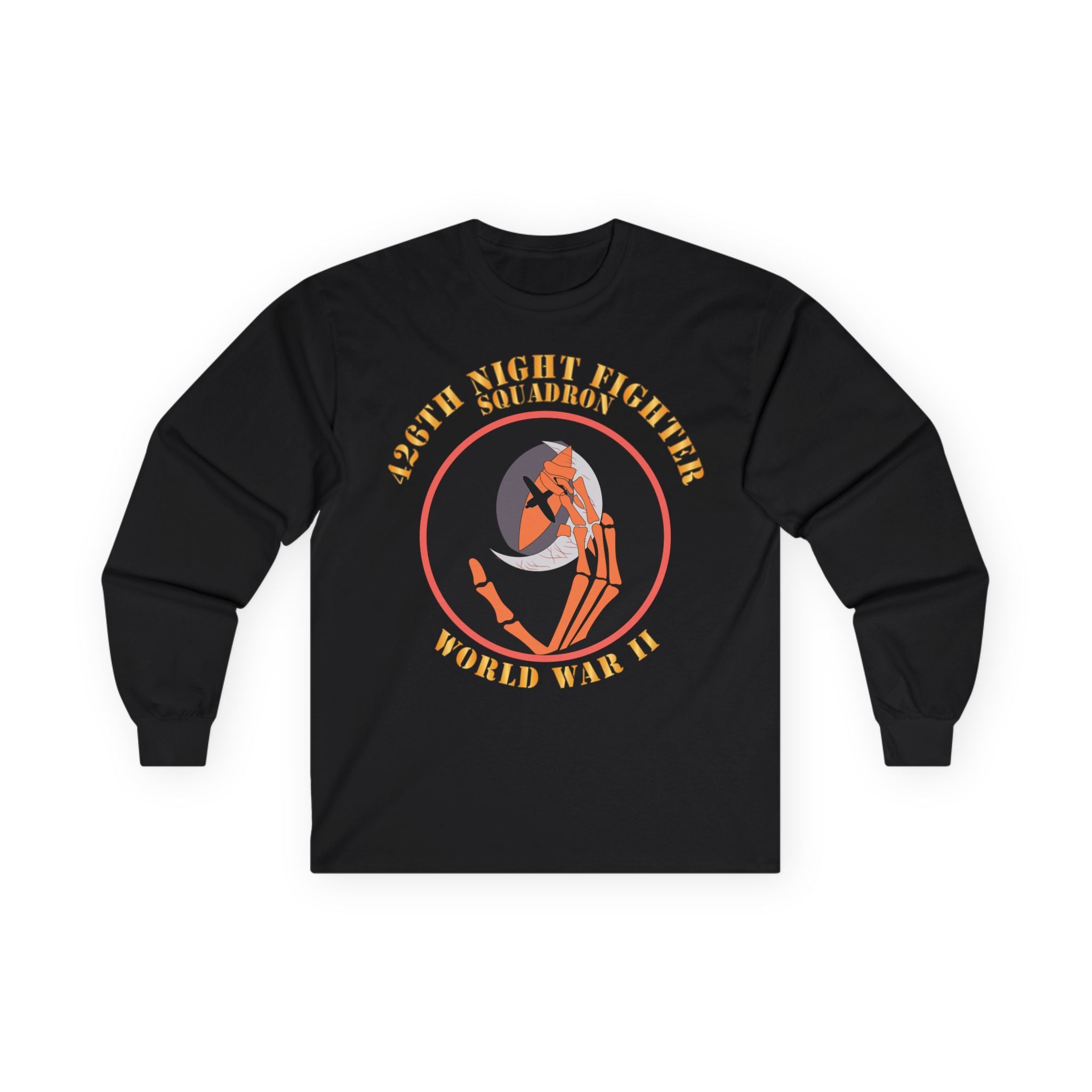 Unisex Long Sleeve Tee - AAC - 426th Night Fighter Squadron - WWII X 300