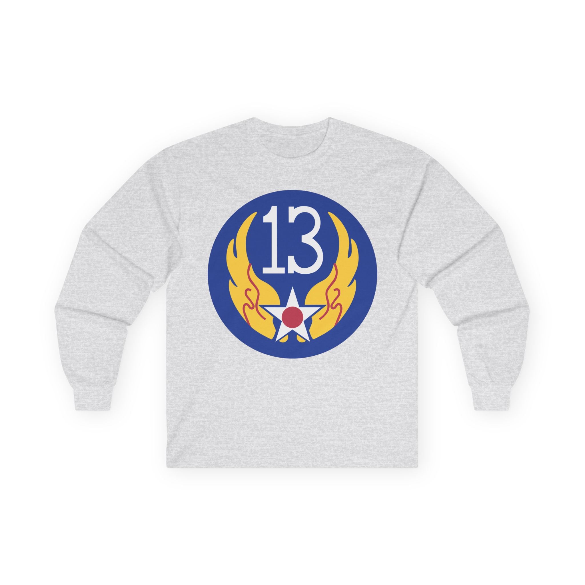 Unisex Long Sleeve Tee - AAC - SSI - 13th Air Force wo Txt X 300