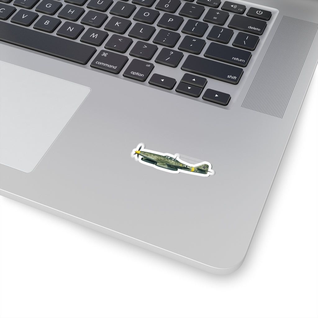 Kiss-Cut Stickers - WWII - Fighter Aircraft - Messerschmitt Me 262 - Profile - Left - In Flight