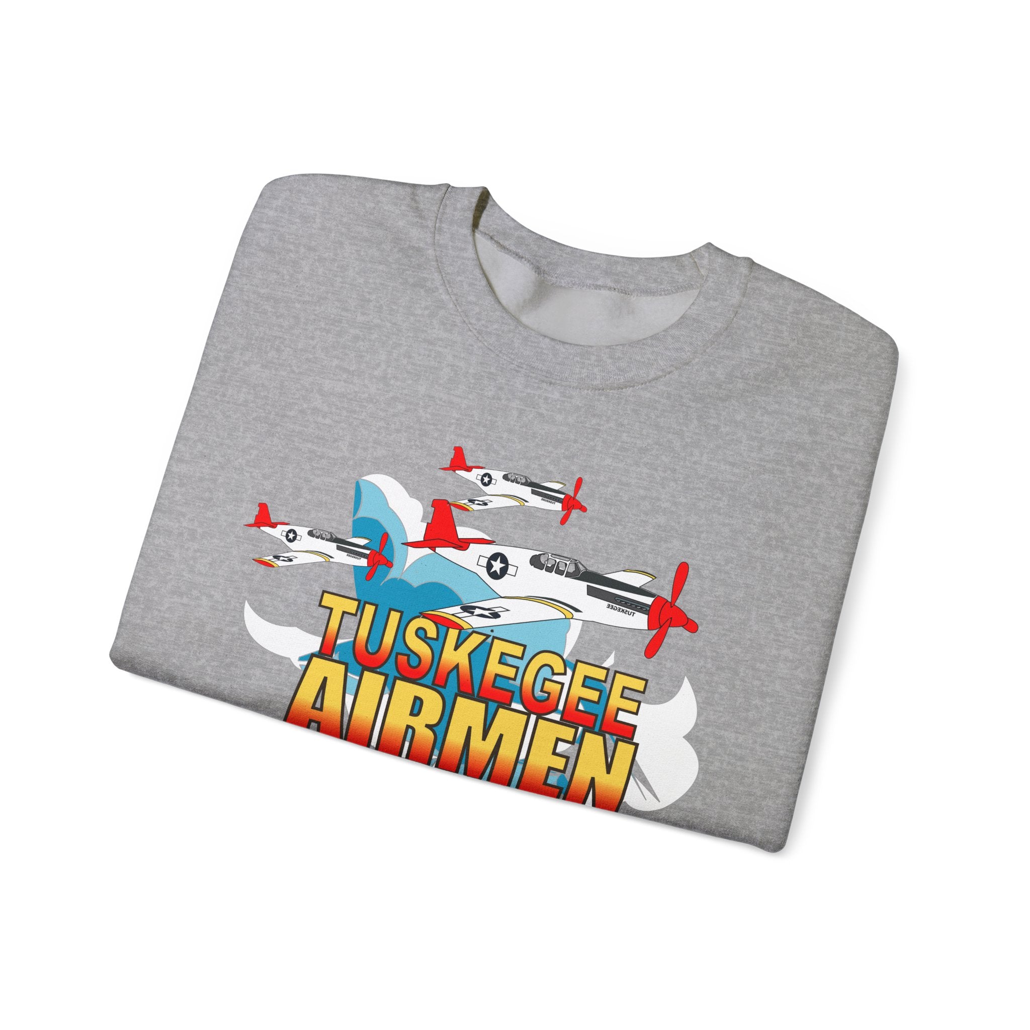 Crewneck Sweatshirt - Army Air Corp - Tuskegee Airmen - Redtails - 3AC - X 300