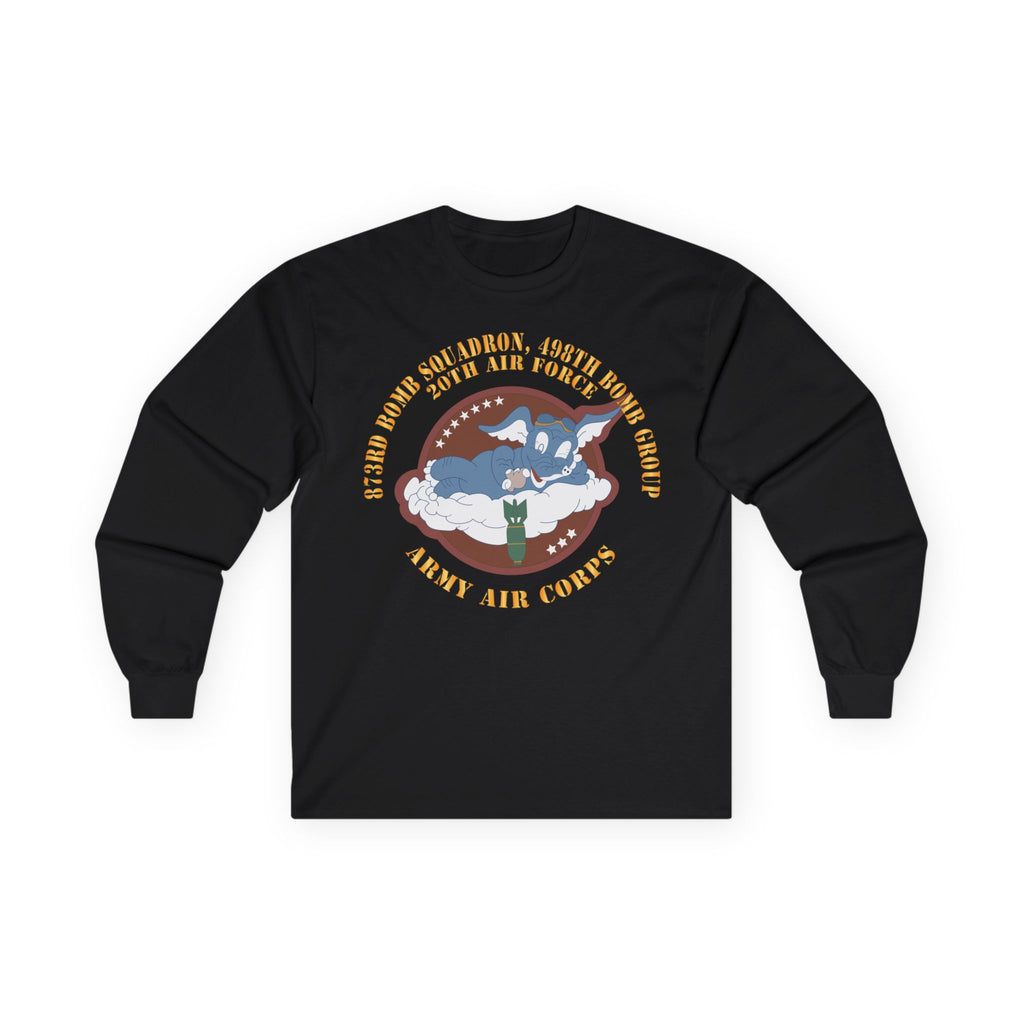 Unisex Long Sleeve Tee - AAC - 873rd Bomb Squadron, 498th Bomb Group - 20th AAF X 300