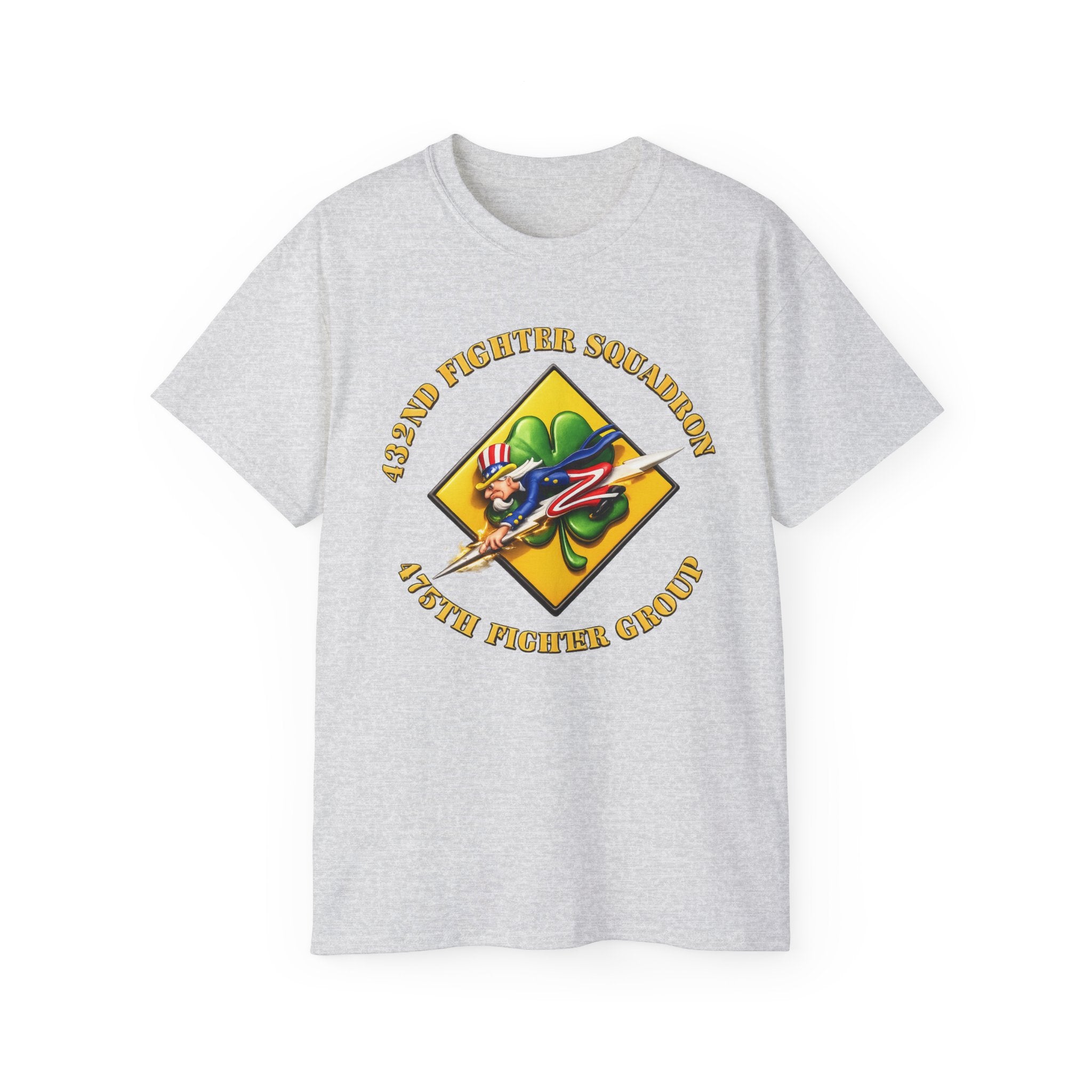 Unisex Ultra Cotton Tee - AAC - 432nd Fighter Squadron - 475th Fighter Group