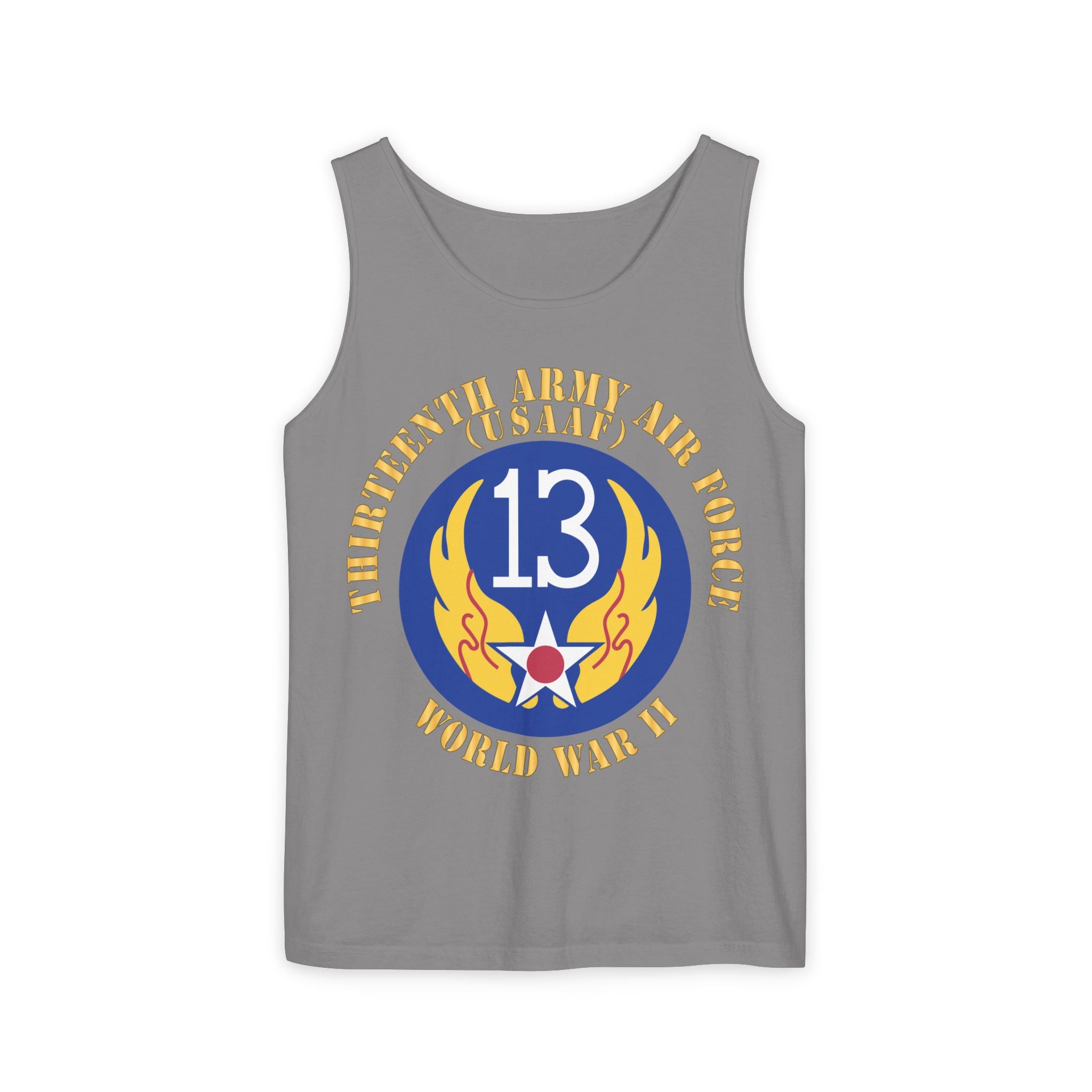 Unisex Garment-Dyed Tank Top - AAC - SSI - 13th Air Force - WWII - USAAF x 300