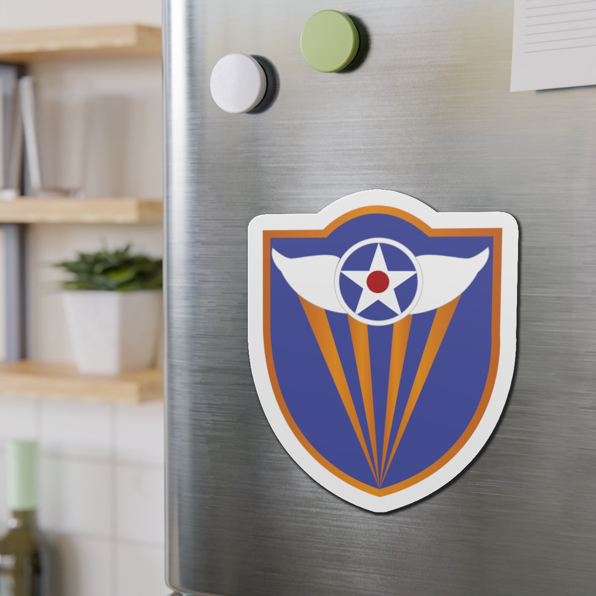 Die-Cut Magnets - AAC - SSI - 4th Air Force wo Txt X 300