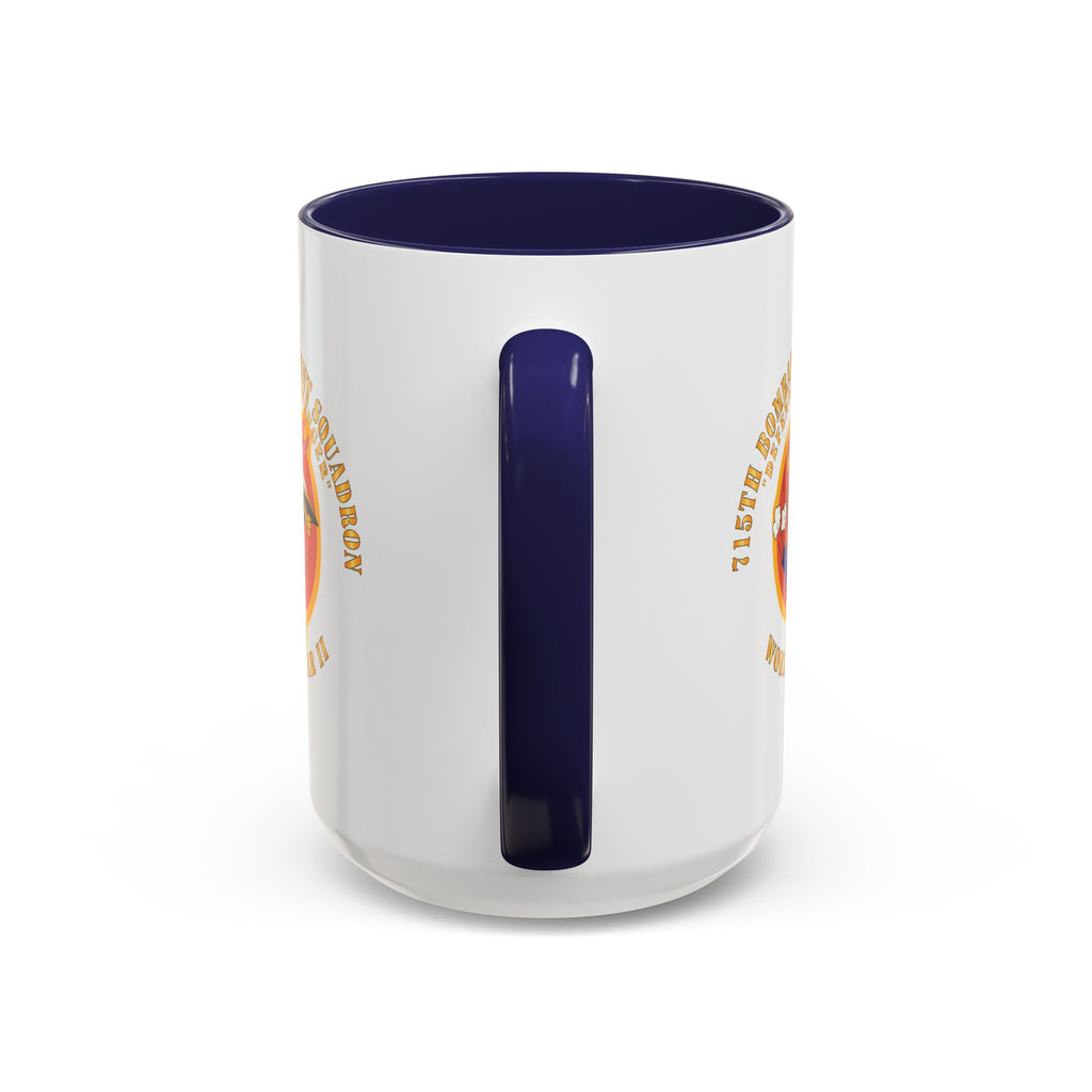 Accent Coffee Mug - ACC - 715th  Bombardment Squadron - Defender, Avenger - World War II X 300