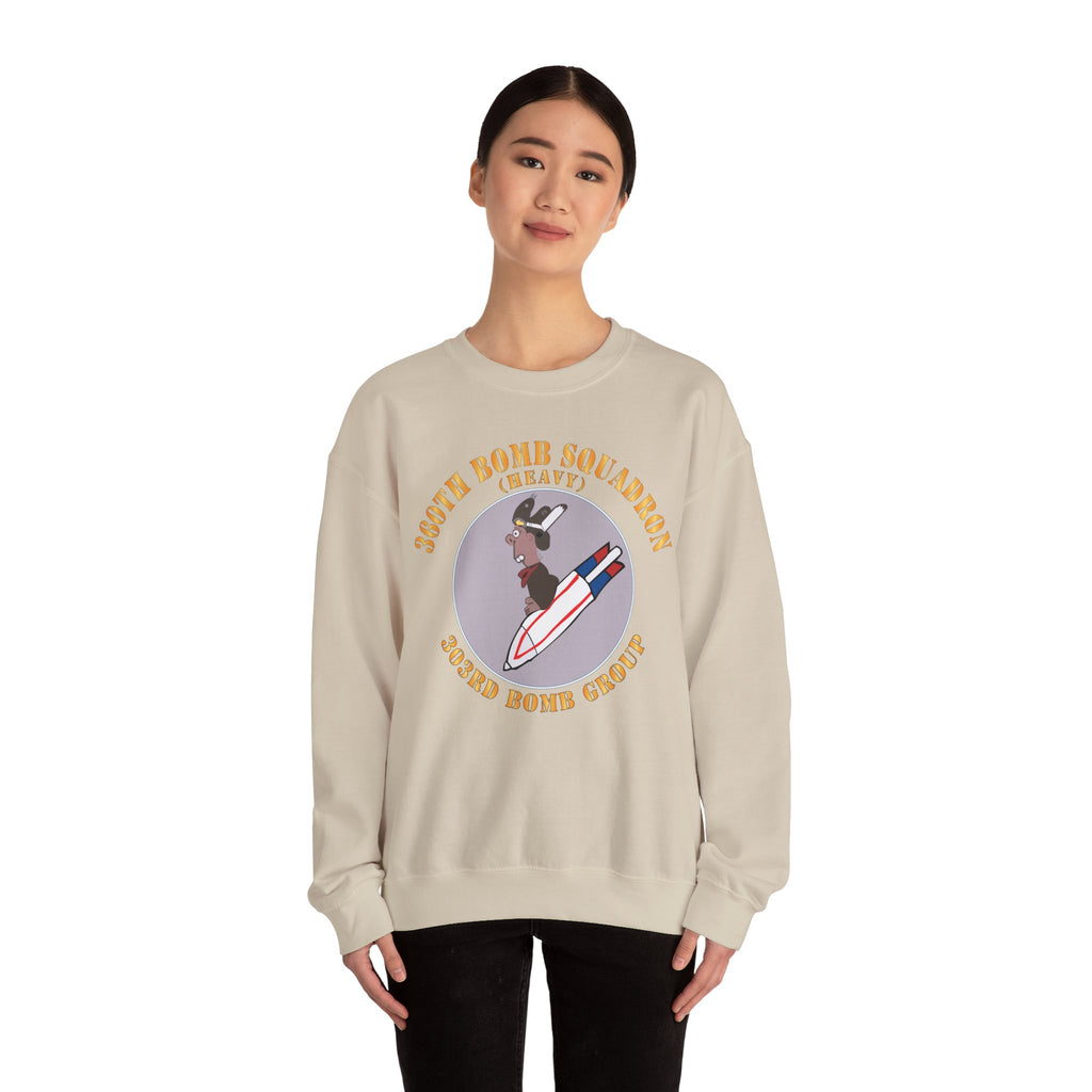 Crewneck Sweatshirt - AAC - 360th Bomb Squadron - 303rd BG - WWII X 300