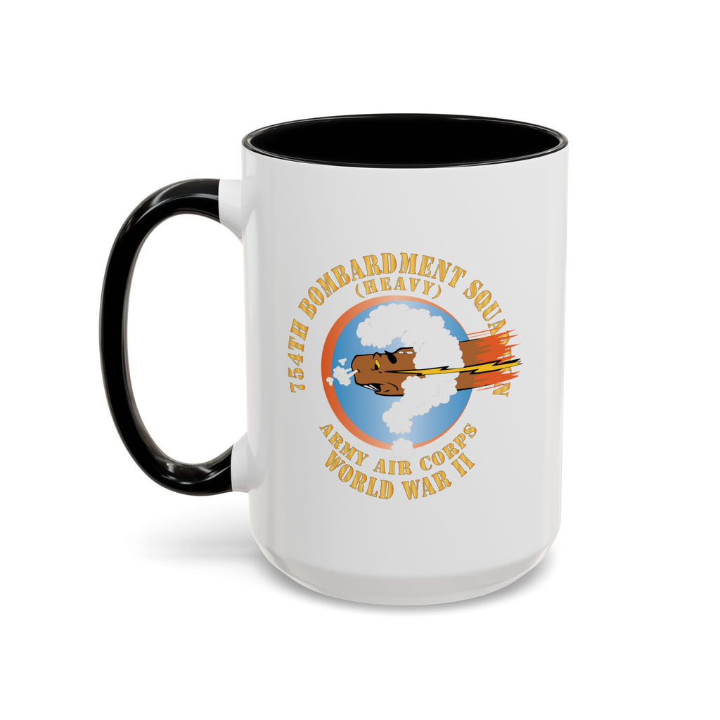 Accent Coffee Mug - AAC - 754th Bombardment Squadron - Army Air Corps - WWII X 300