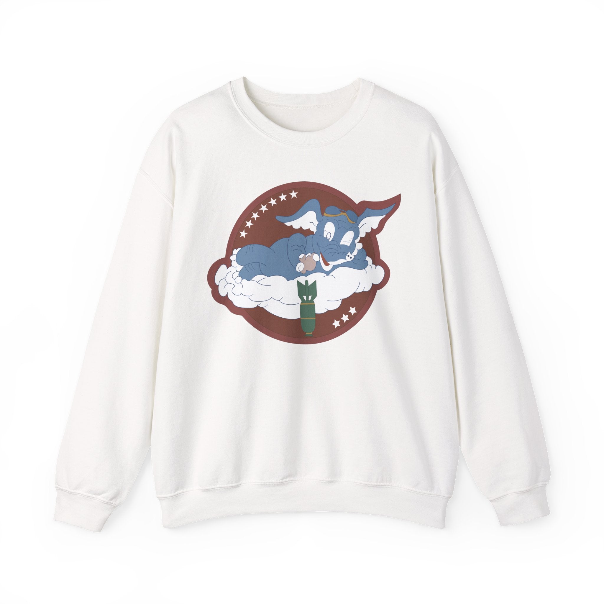 Crewneck Sweatshirt - AAC - 873rd Bomb Squadron, 498th Bomb Group - 20th AAF wo Txt X 300