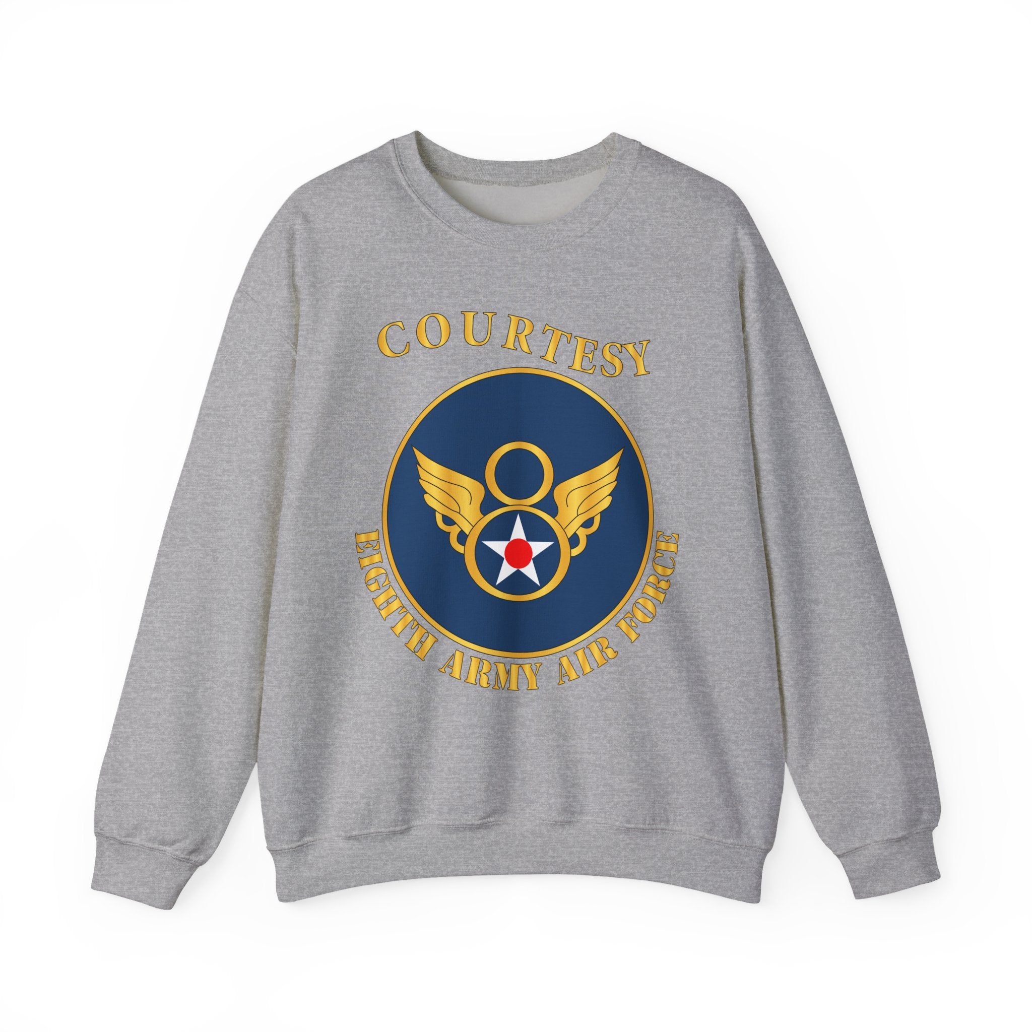 Crewneck Sweatshirt - AAC - 8th Air Force - WWII - Courtesy 8 AAF x 300