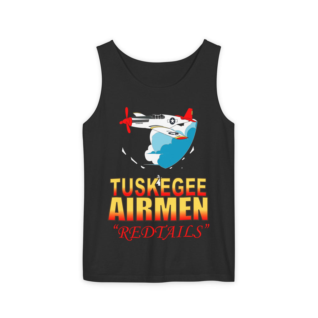 Unisex Garment-Dyed Tank Top - Army Air Corp - Tuskegee Airmen - Redtails - AC - X 300