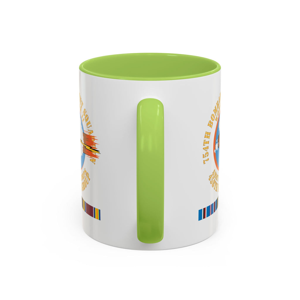 Accent Coffee Mug - AAC - 754th Bombardment Squadron - 458th Bomb Group - WWII w EUR SVC X 300