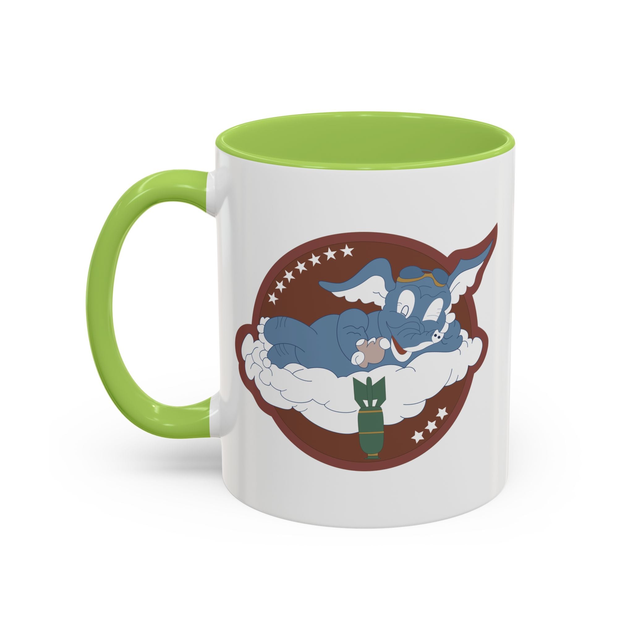 Accent Coffee Mug - AAC - 873rd Bomb Squadron, 498th Bomb Group - 20th AAF wo Txt X 300