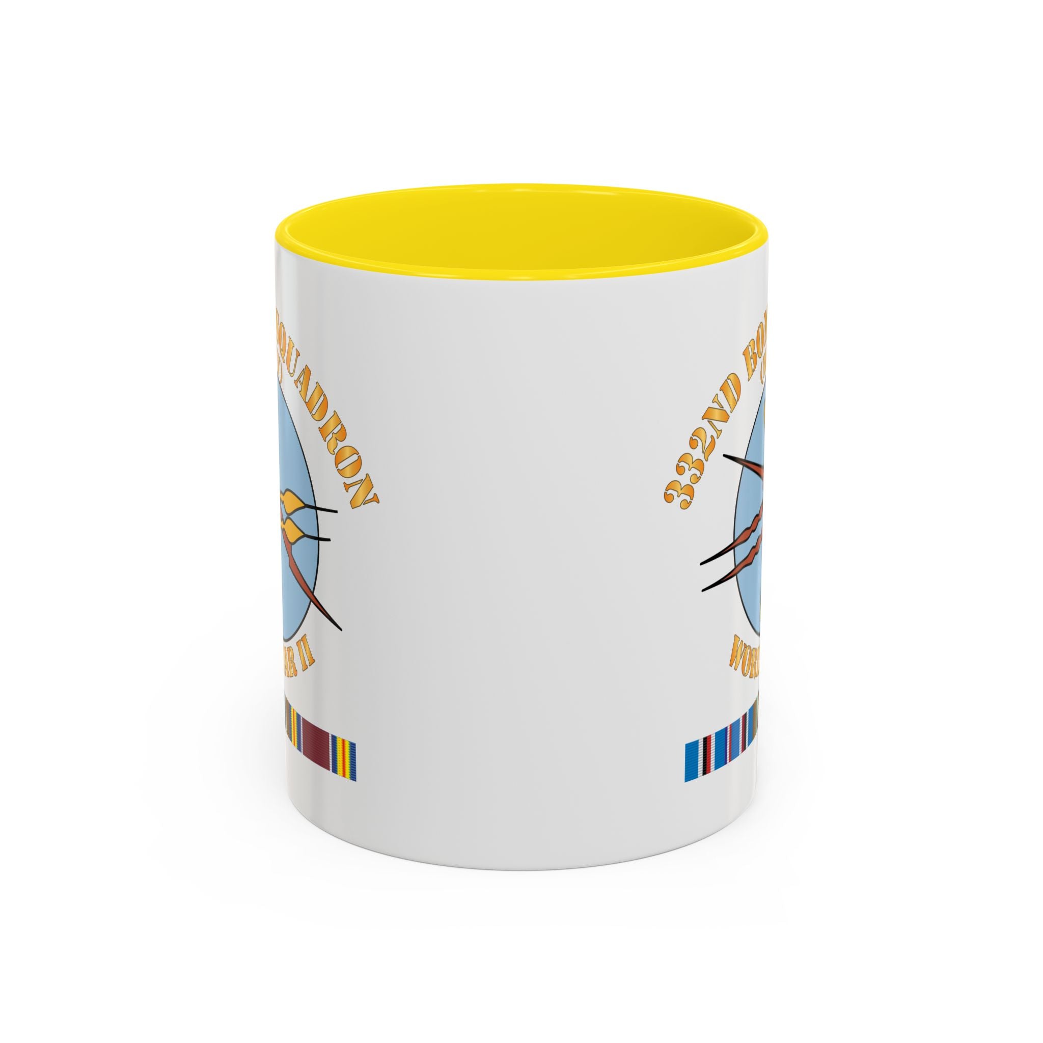 Accent Coffee Mug - AAC - 332nd Bomb Squadron WWII w SVC X 300