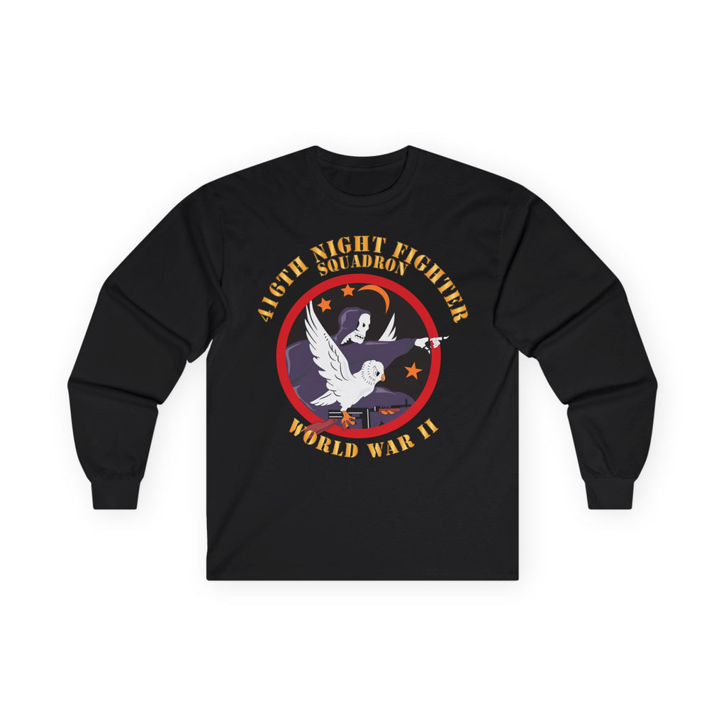 Unisex Long Sleeve Tee - AAC - 416th Night Fighter Squadron - WWII X 300