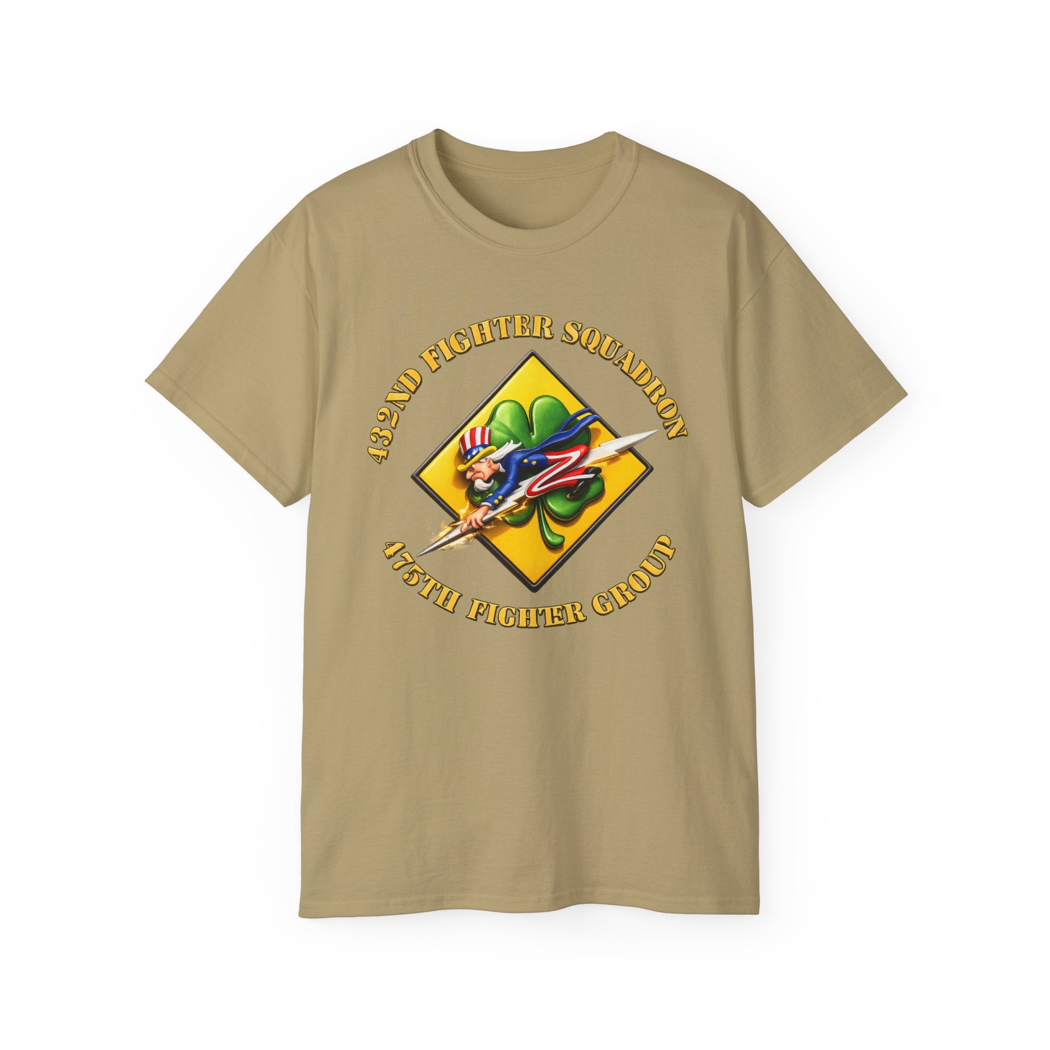 Unisex Ultra Cotton Tee - AAC - 432nd Fighter Squadron - 475th Fighter Group
