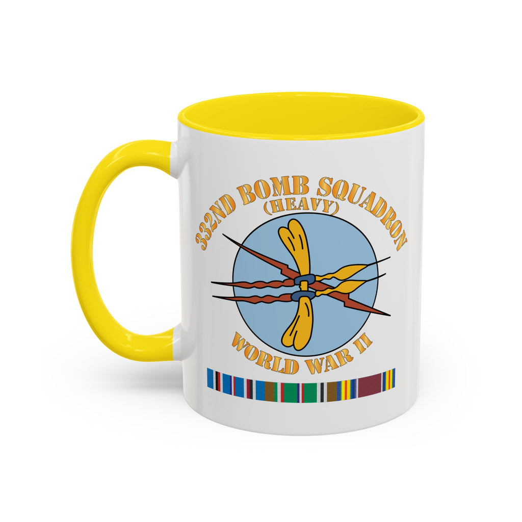 Accent Coffee Mug - AAC - 332nd Bomb Squadron WWII w SVC X 300