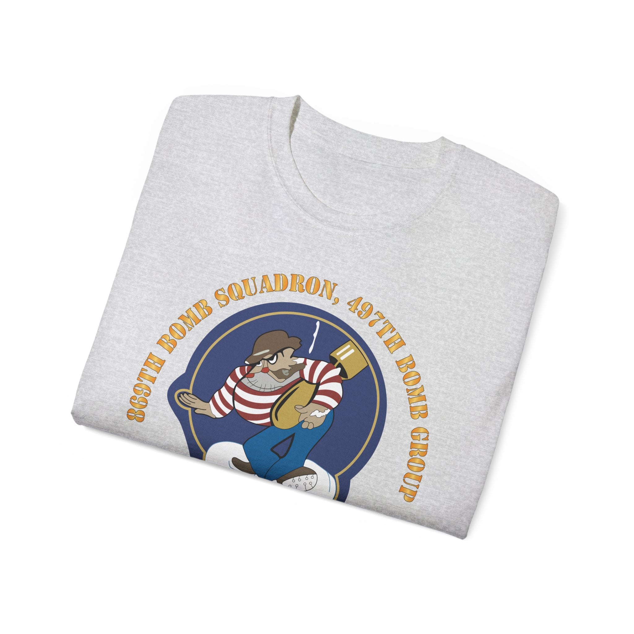 Unisex Ultra Cotton Tee - AAC - 869th Bomb Squadron, 497th Bomb Group X 300
