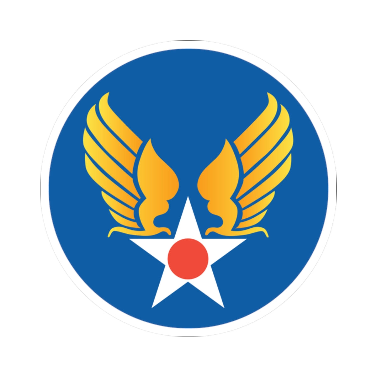 Kiss-Cut Stickers - SSI - AAC - 1st Army Air Force wo Txt X 300