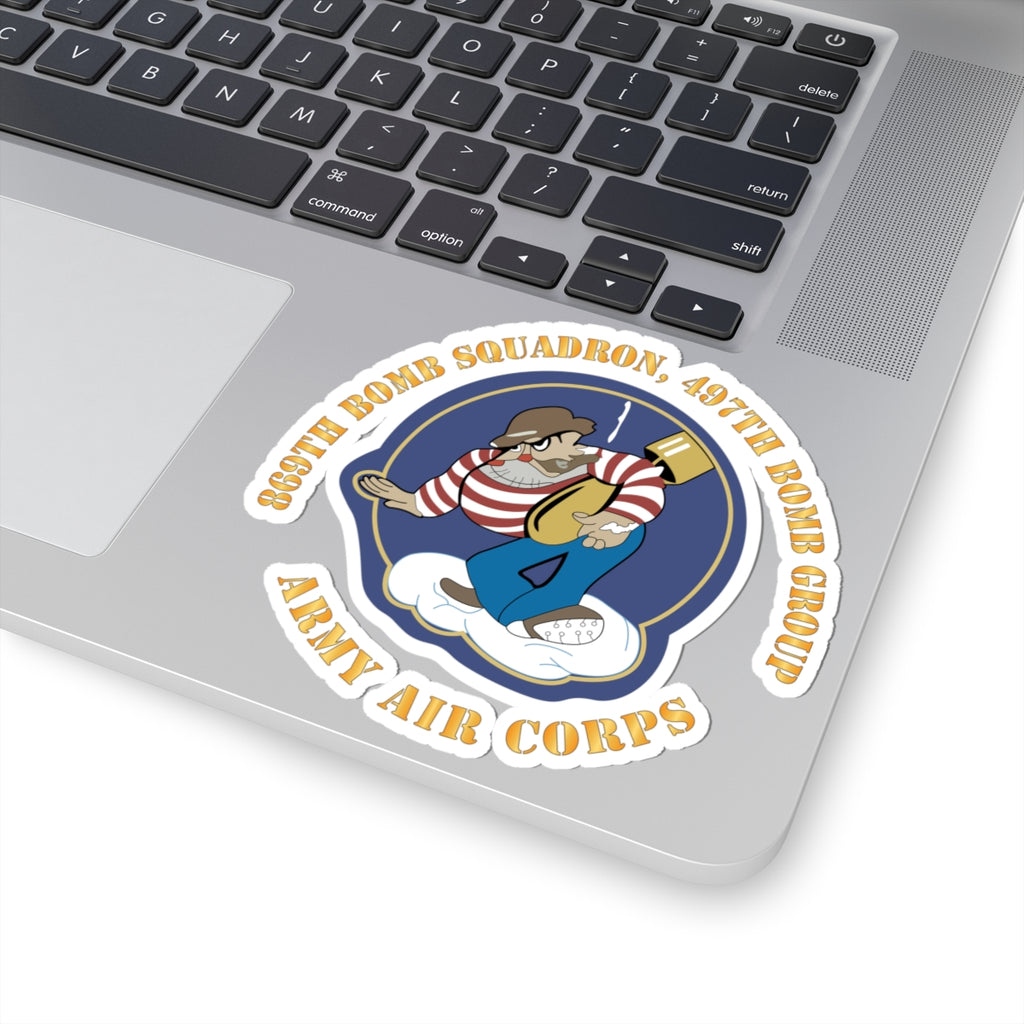 Kiss-Cut Stickers - AAC - 869th Bomb Squadron, 497th Bomb Group X 300