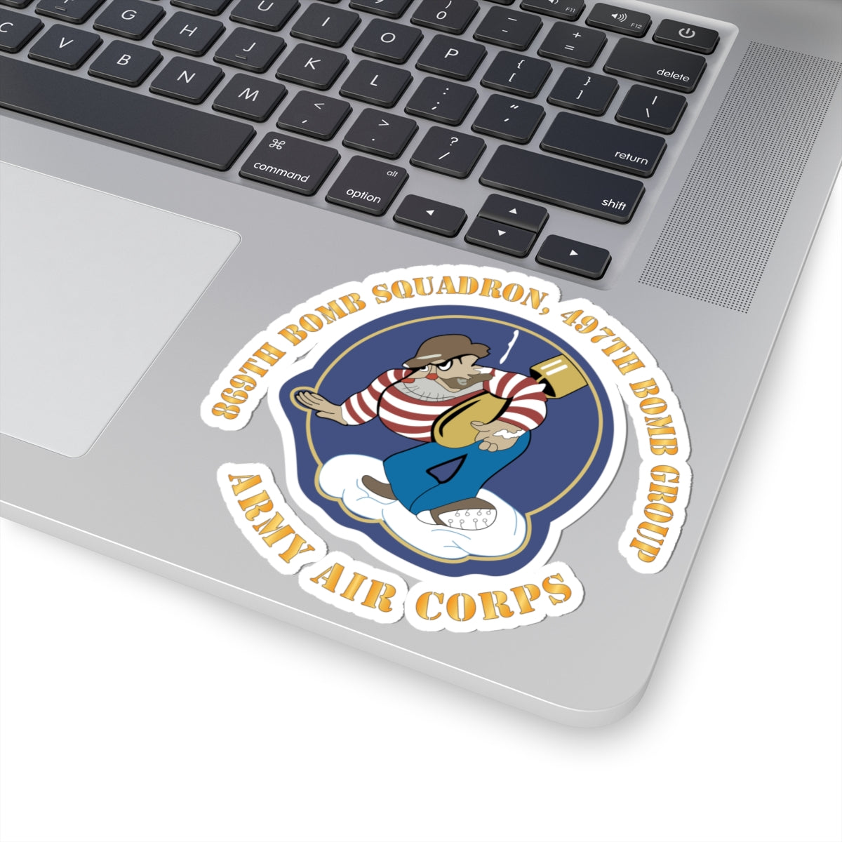 Kiss-Cut Stickers - AAC - 869th Bomb Squadron, 497th Bomb Group X 300