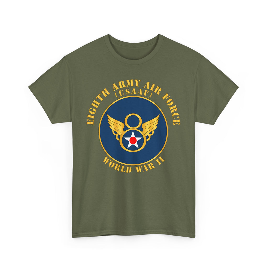 Unisex Heavy Cotton Tee - Eighth Air Force, Army Air Corps, WWII