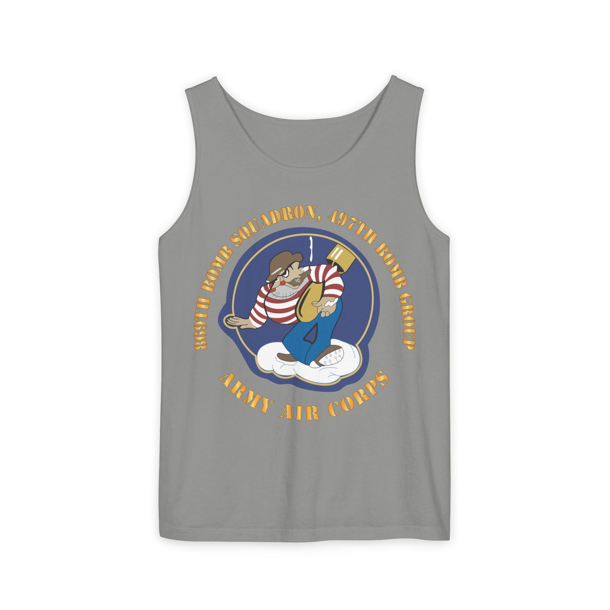 Unisex Garment-Dyed Tank Top - AAC - 869th Bomb Squadron, 497th Bomb Group X 300