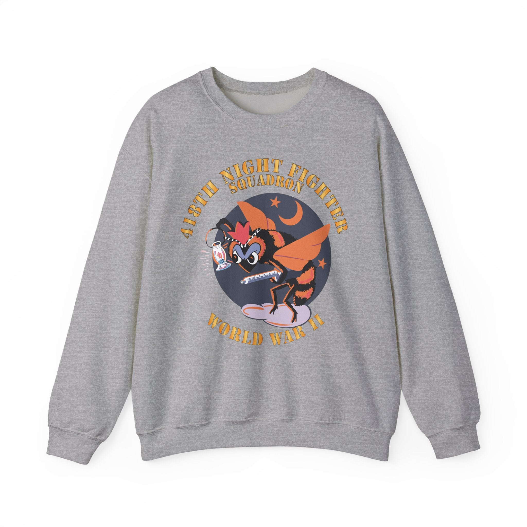 Crewneck Sweatshirt - AAC - 418th Night Fighter Squadron - WWII X 300