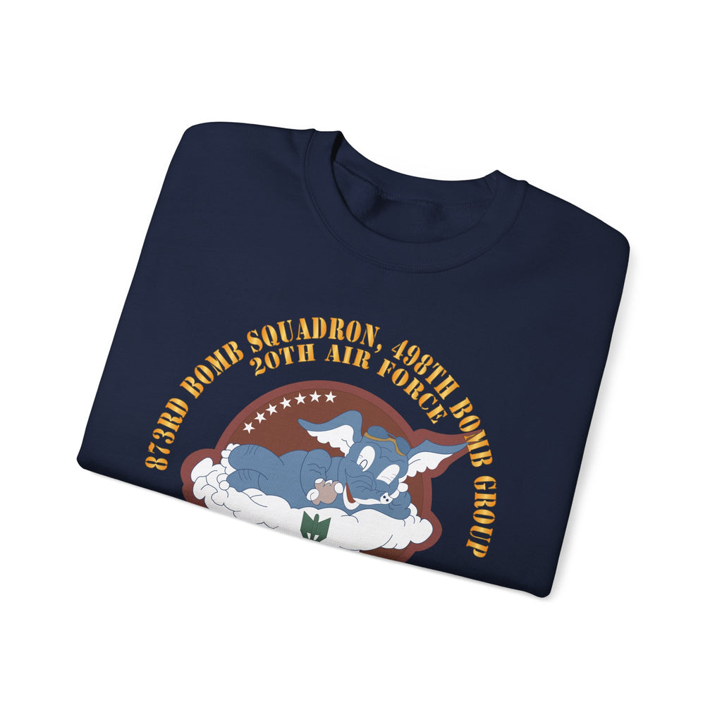 Crewneck Sweatshirt - AAC - 873rd Bomb Squadron, 498th Bomb Group - 20th AAF X 300