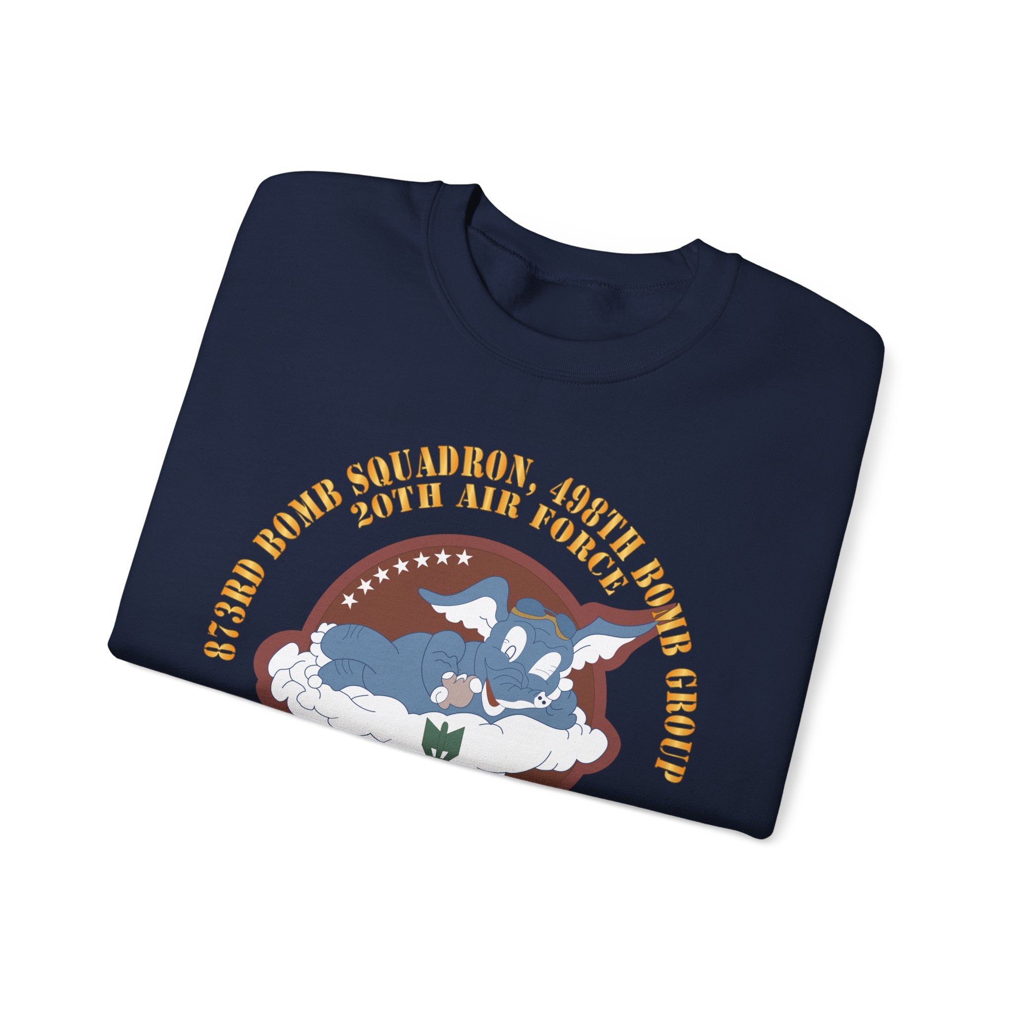 Crewneck Sweatshirt - AAC - 873rd Bomb Squadron, 498th Bomb Group - 20th AAF X 300