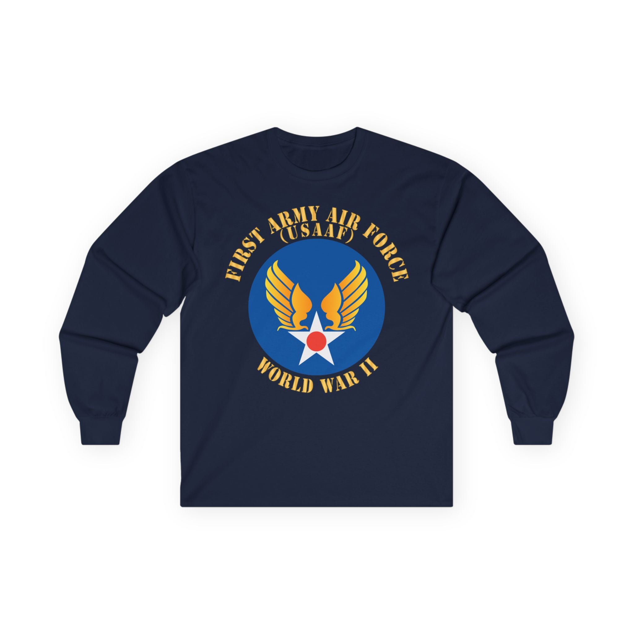 Unisex Long Sleeve Tee - SSI - AAC - 1st Army Air Force - WWII - USAAF x 300
