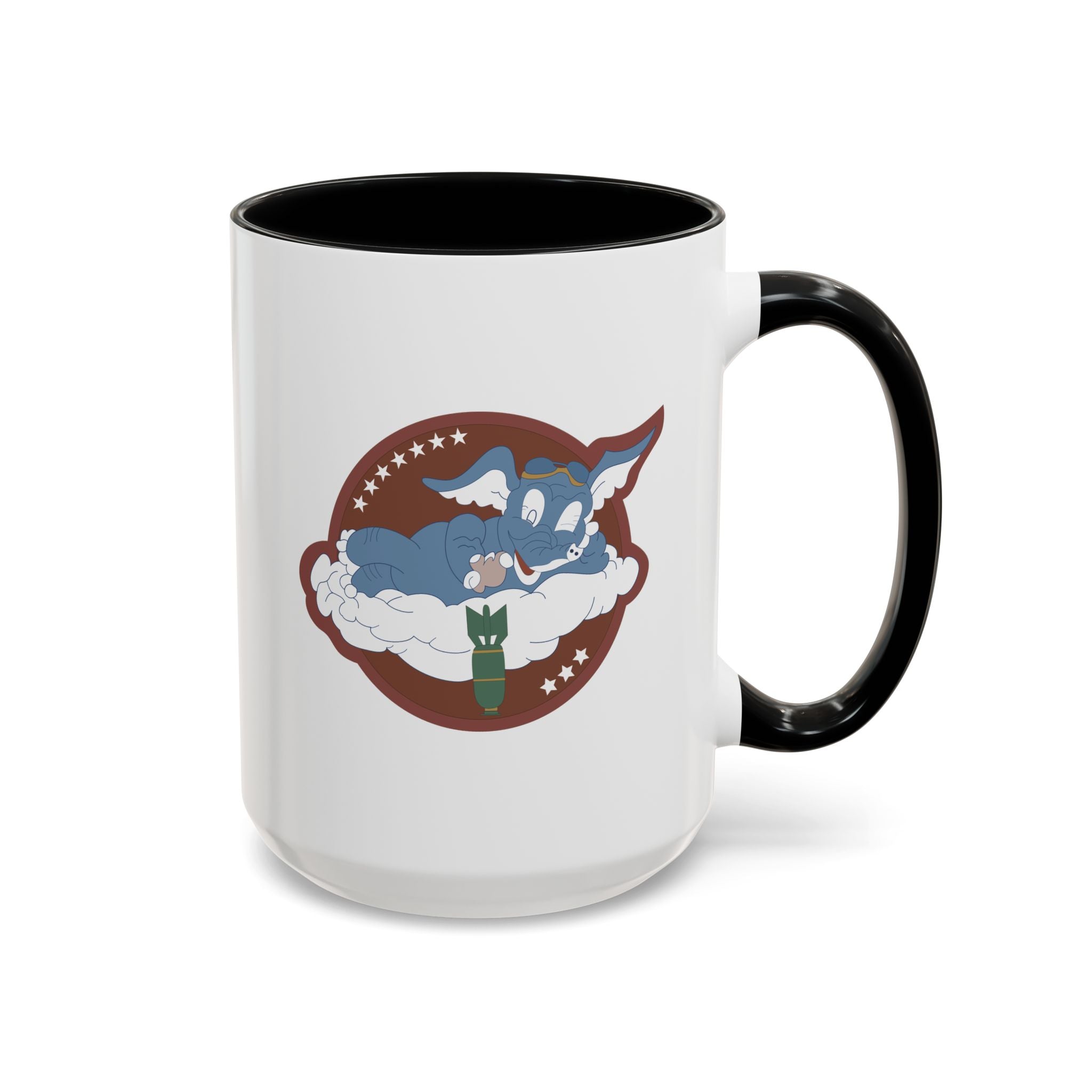 Accent Coffee Mug - AAC - 873rd Bomb Squadron, 498th Bomb Group - 20th AAF wo Txt X 300