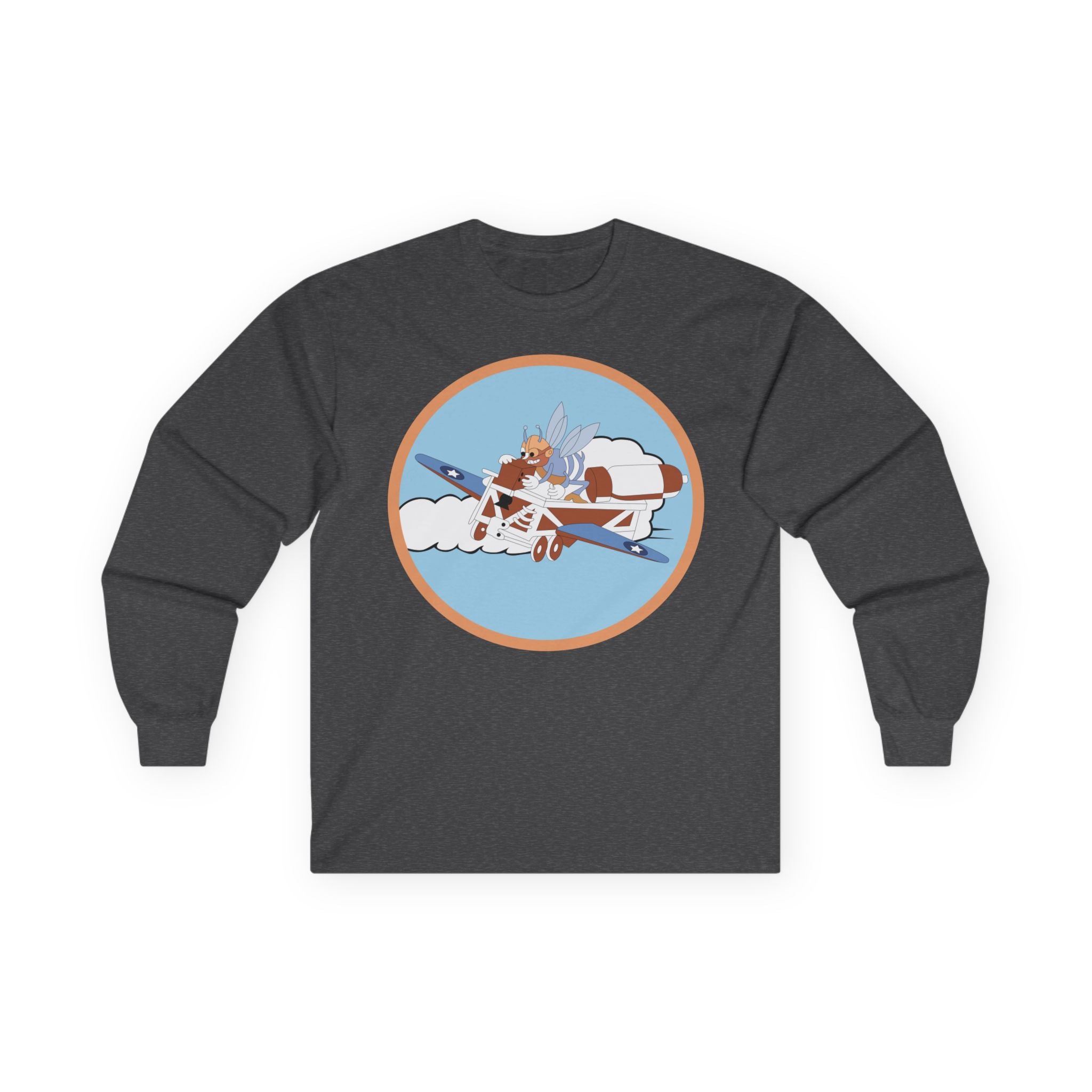 Unisex Long Sleeve Tee - AAC - 782nd Bomb Squadron, 465th Bomb Group - 15th AF X 300