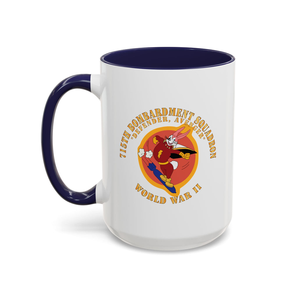 Accent Coffee Mug - ACC - 715th  Bombardment Squadron - Defender, Avenger - World War II X 300