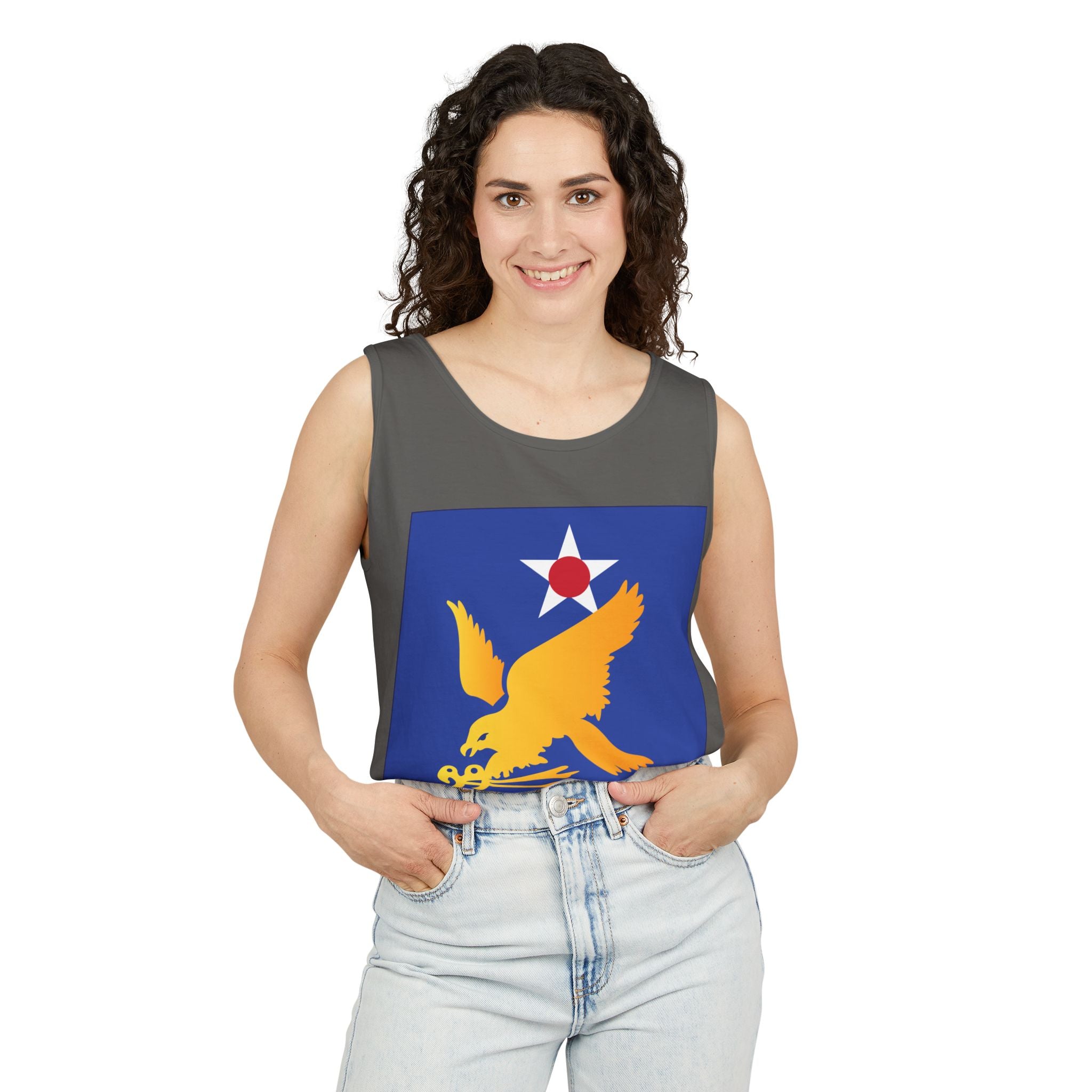 Unisex Garment-Dyed Tank Top - SSI - AAC - 2nd Air Force wo Txt X 300