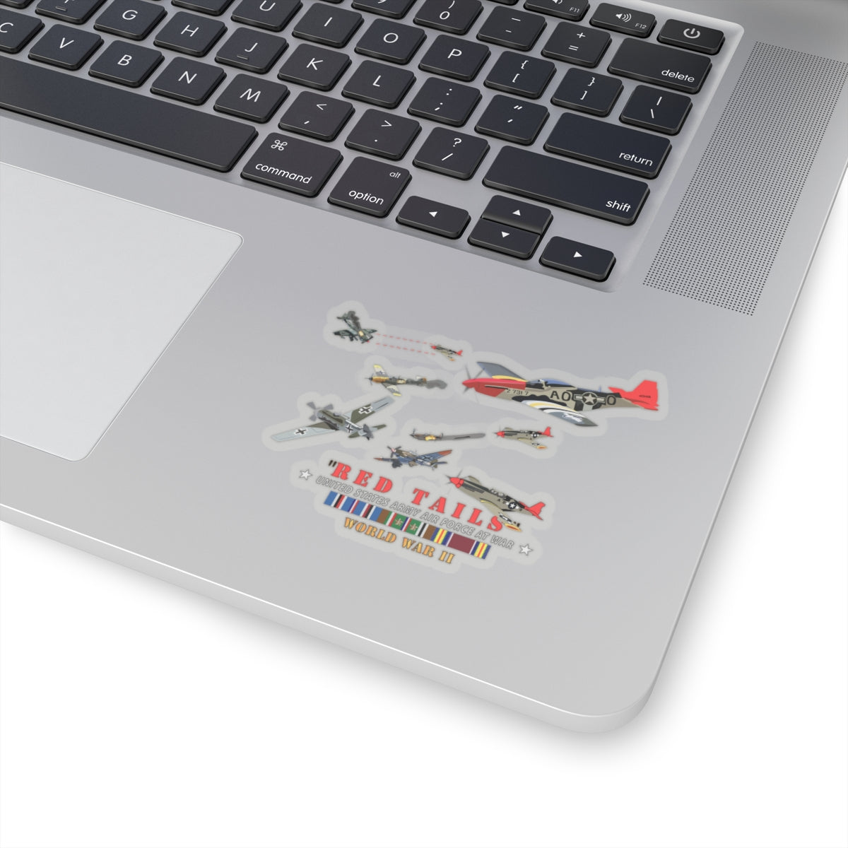 Kiss-Cut Stickers - Army - AAC - 332nd Fighter Group - Red Tails - At War