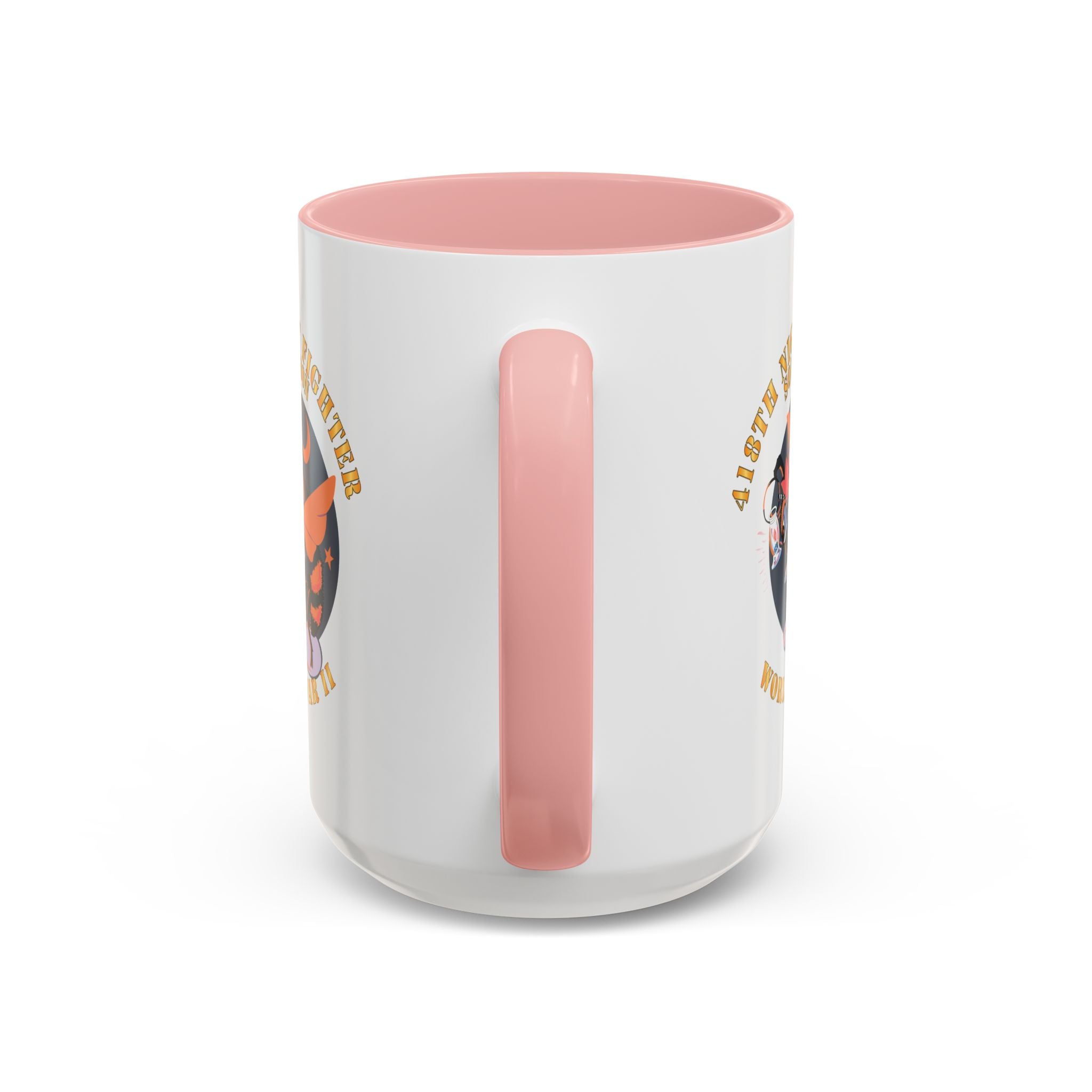 Accent Coffee Mug - AAC - 418th Night Fighter Squadron - WWII X 300