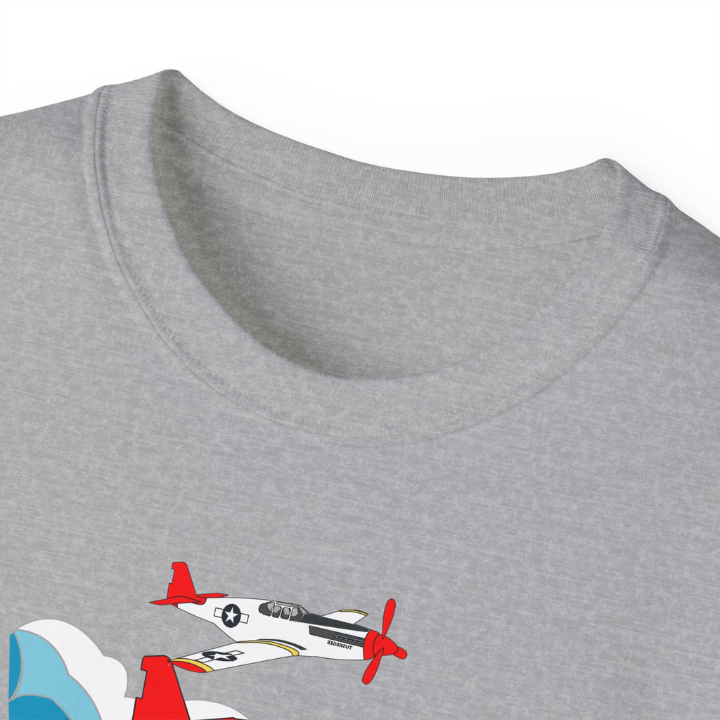 Unisex Ultra Cotton Tee - Army Air Corp - Tuskegee Airmen - Redtails - 3AC - X 300