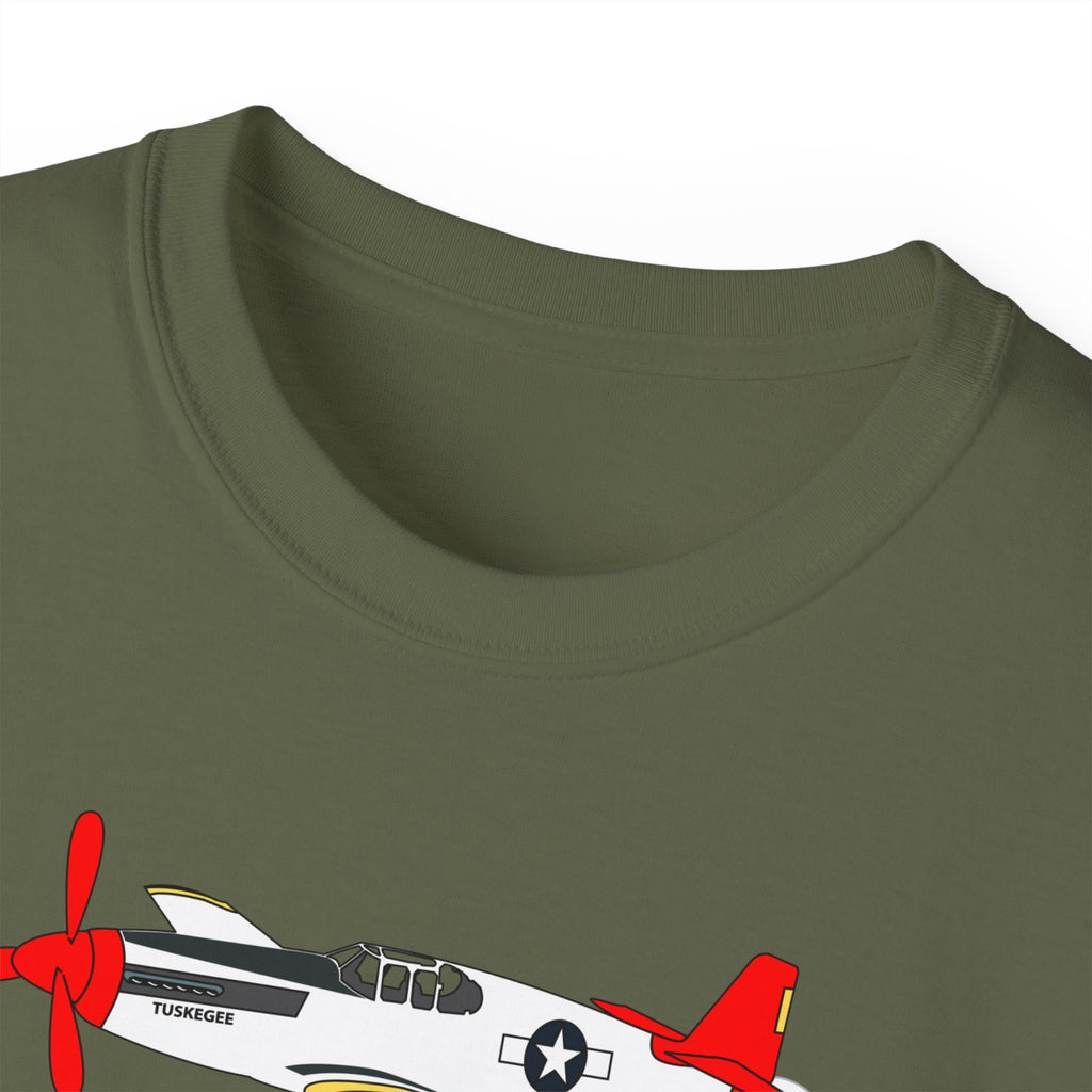 Unisex Ultra Cotton Tee - Army Air Corp - Tuskegee Airmen - Redtails - AC - X 300