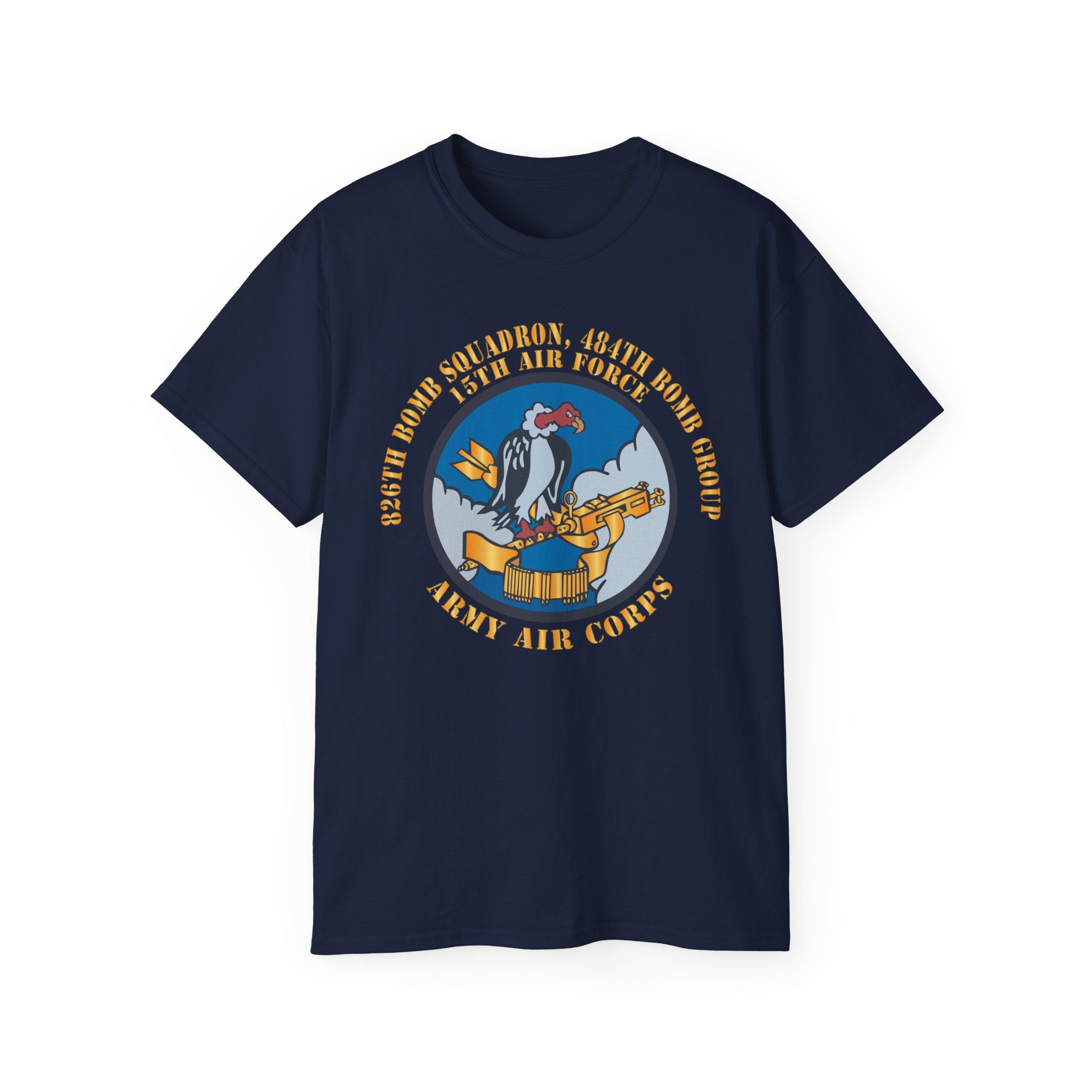 Unisex Ultra Cotton Tee - AAC - 826th Bomb Squadron, 484th Bomb Group - 15th AAF X 300