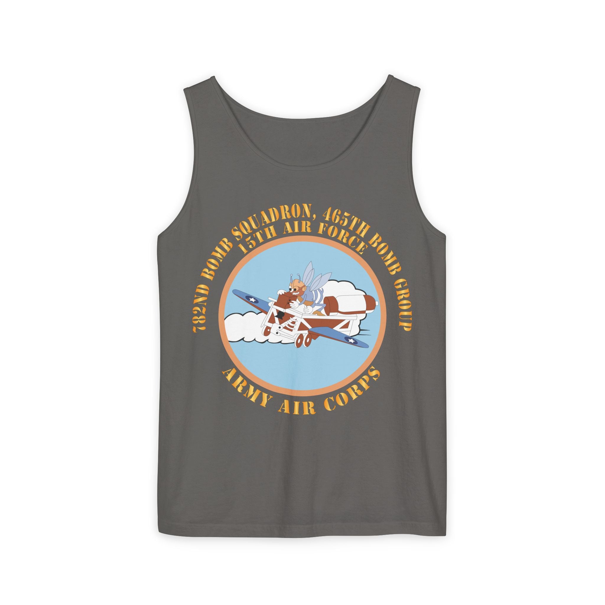Unisex Garment-Dyed Tank Top - AAC - 782nd Bomb Squadron, 465th Bomb Group - 15th AF X 300