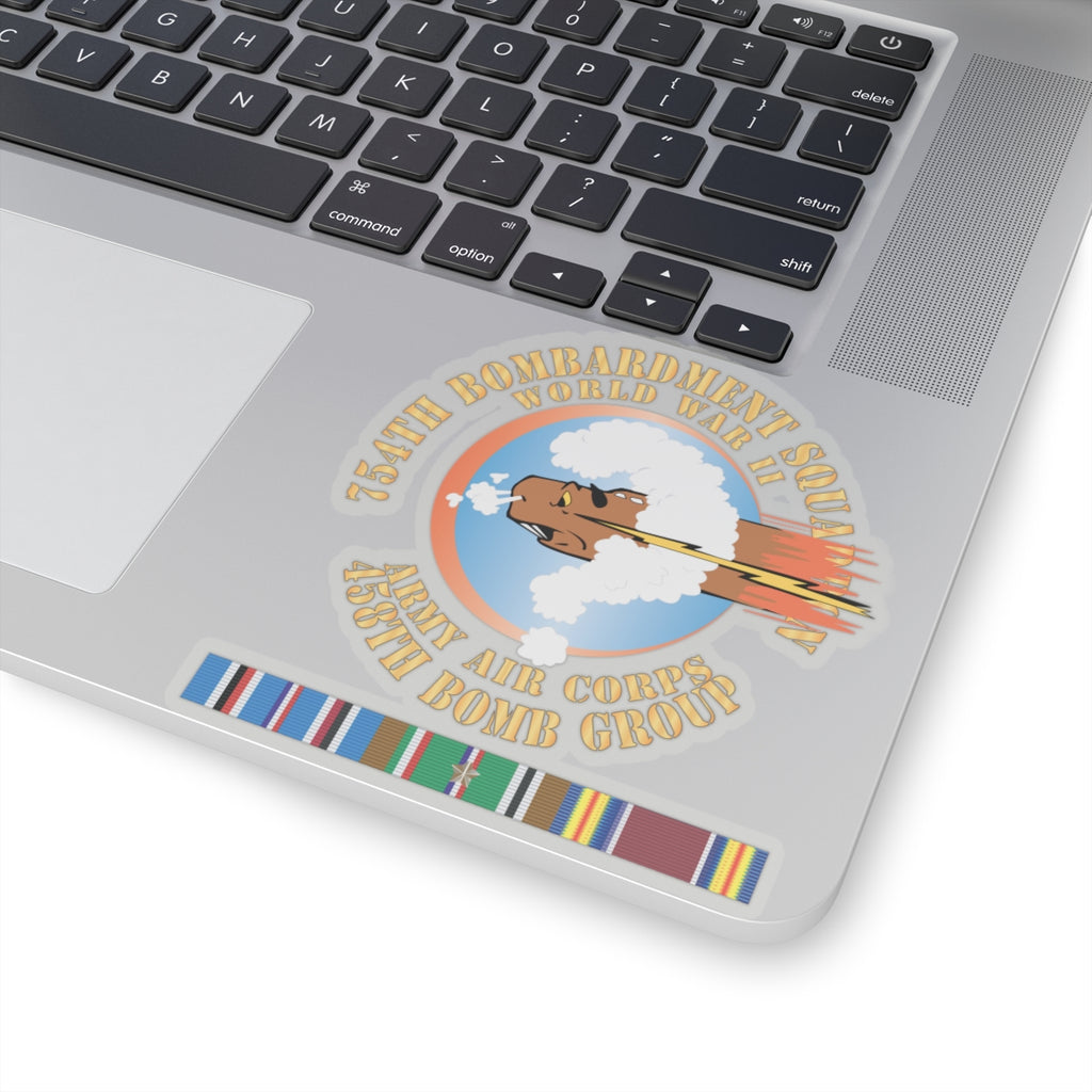 Kiss-Cut Stickers - AAC - 754th Bombardment Squadron - 458th Bomb Group - WWII w EUR SVC X 300