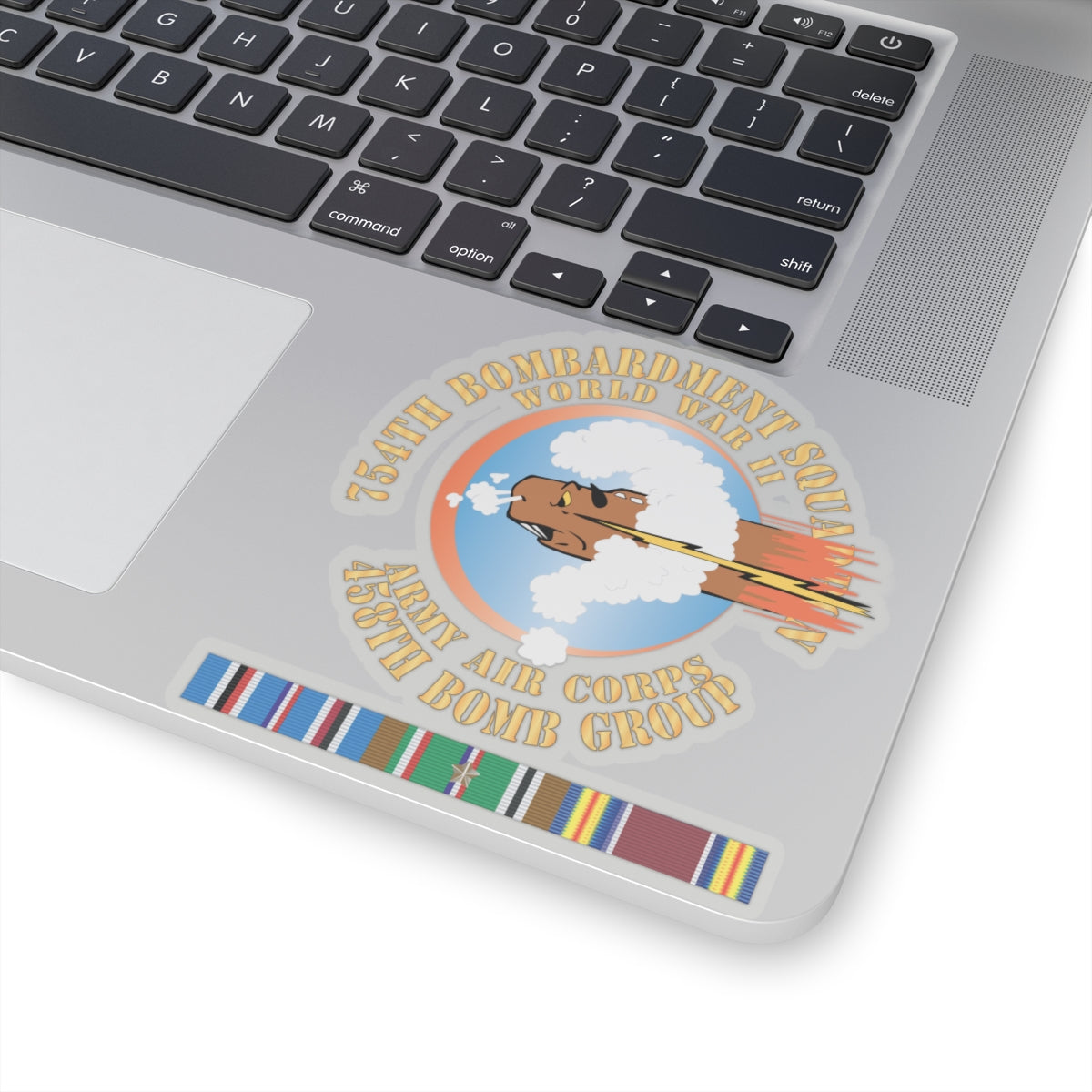 Kiss-Cut Stickers - AAC - 754th Bombardment Squadron - 458th Bomb Group - WWII w EUR SVC X 300