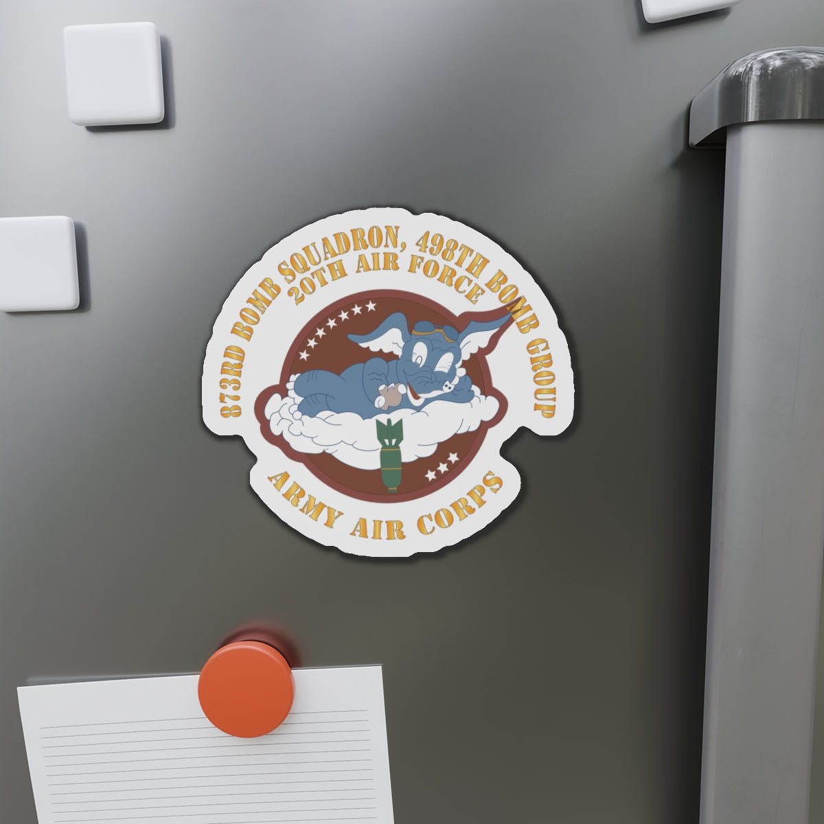 Die-Cut Magnets - AAC - 873rd Bomb Squadron, 498th Bomb Group - 20th AAF X 300