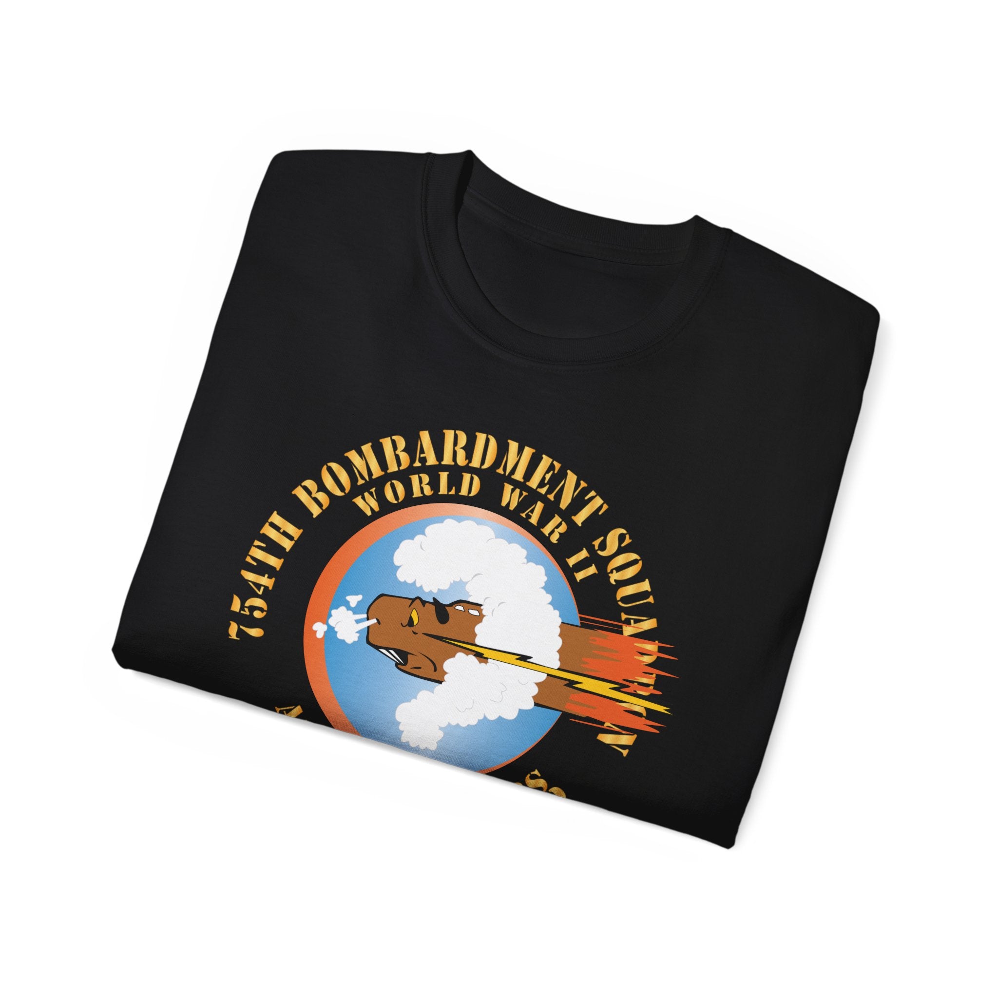 Unisex Ultra Cotton Tee - AAC - 754th Bombardment Squadron - 458th Bomb Group - WWII w EUR SVC X 300