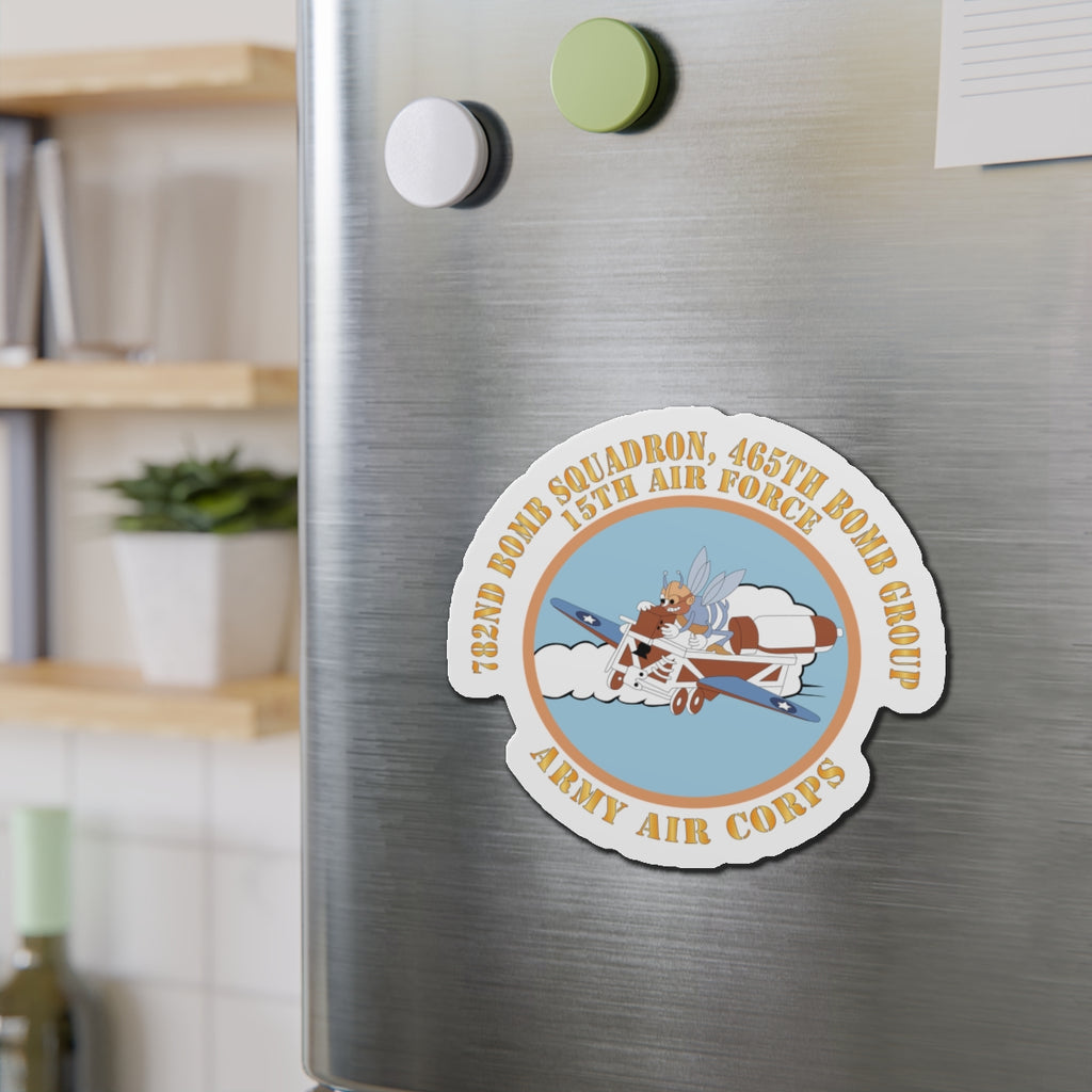Die-Cut Magnets - AAC - 782nd Bomb Squadron, 465th Bomb Group - 15th AF X 300
