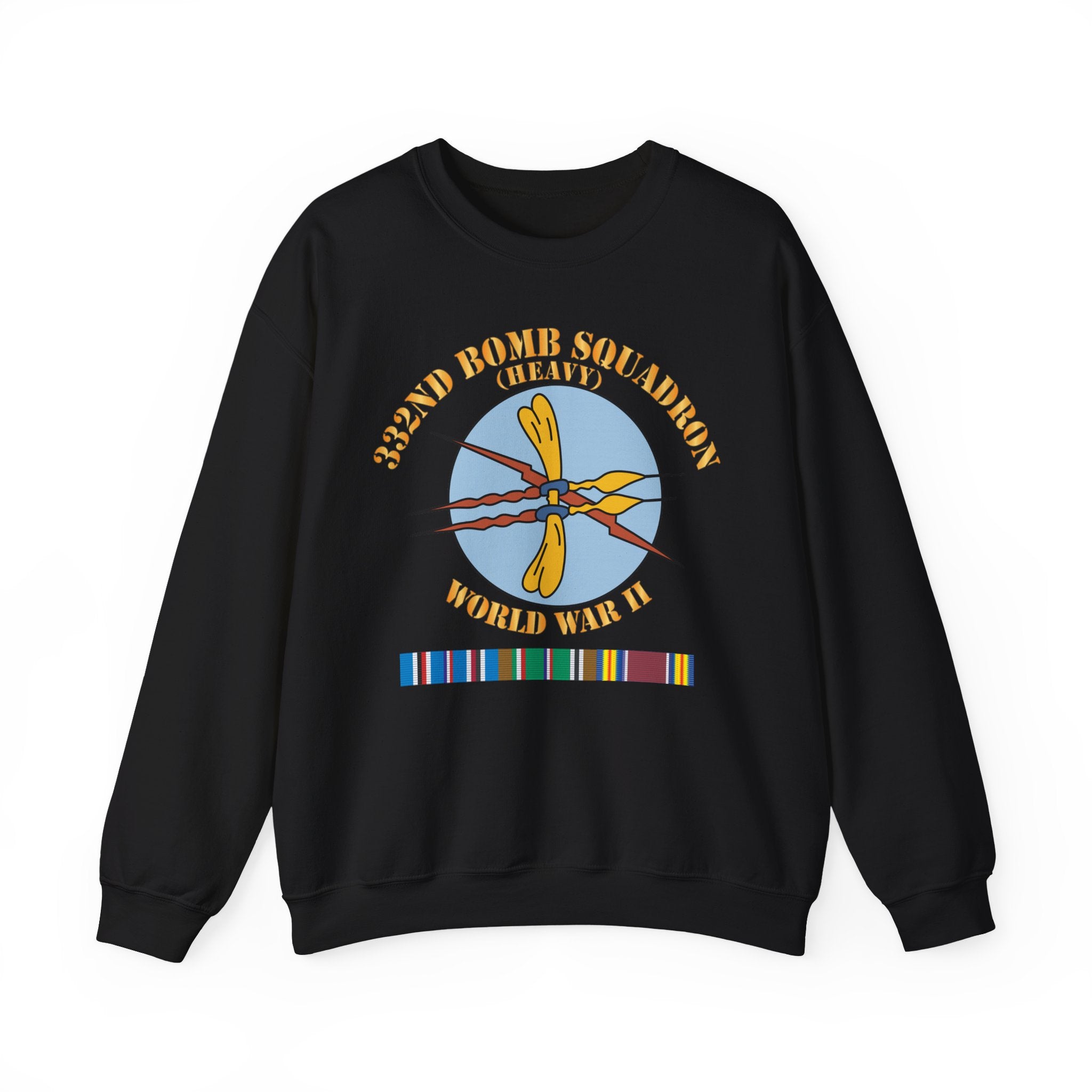 Crewneck Sweatshirt - AAC - 332nd Bomb Squadron WWII w SVC X 300